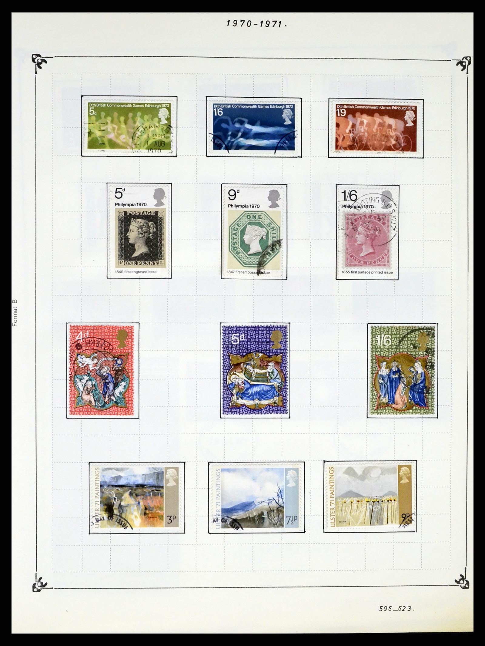 37288 034 - Postzegelverzameling 37288 Engeland 1841-1995.