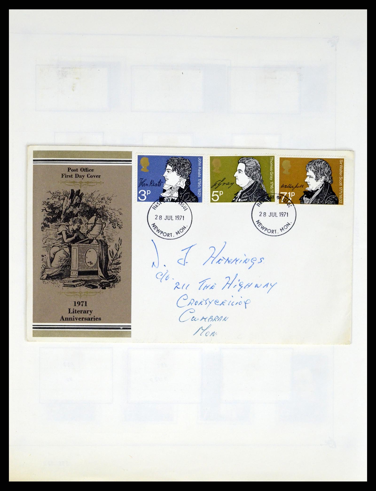 37288 035 - Postzegelverzameling 37288 Engeland 1841-1995.