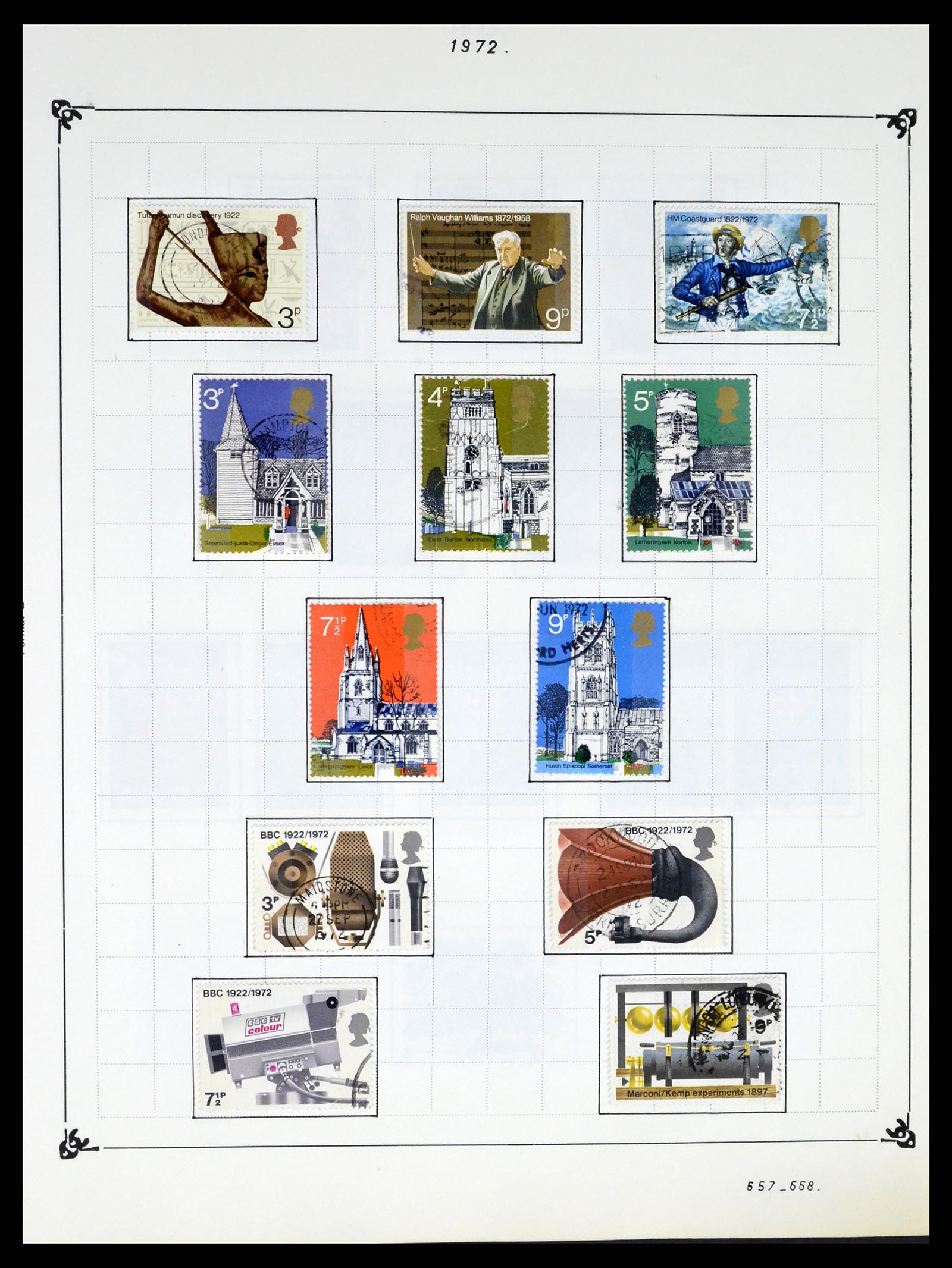 37288 037 - Postzegelverzameling 37288 Engeland 1841-1995.
