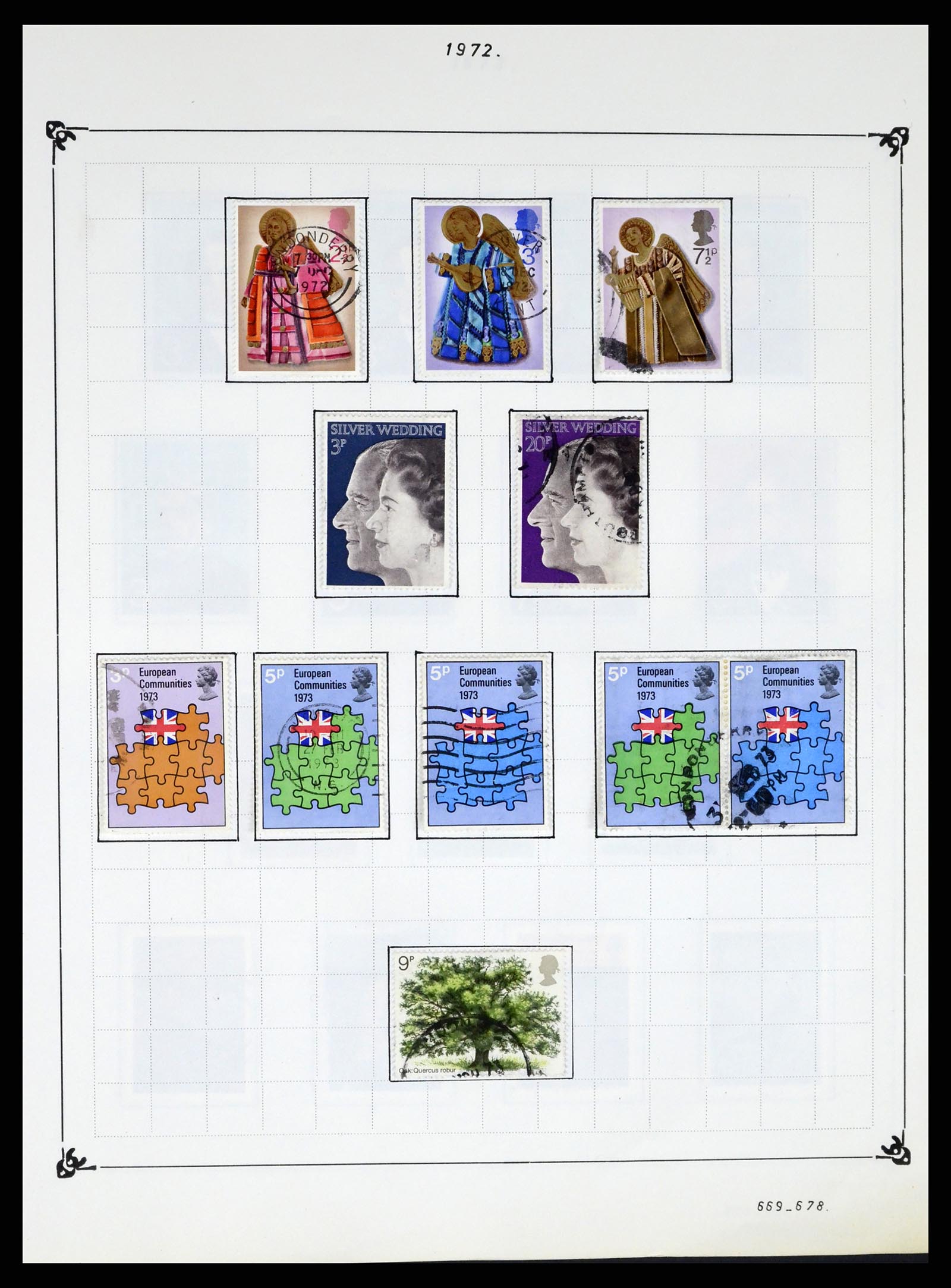 37288 038 - Postzegelverzameling 37288 Engeland 1841-1995.