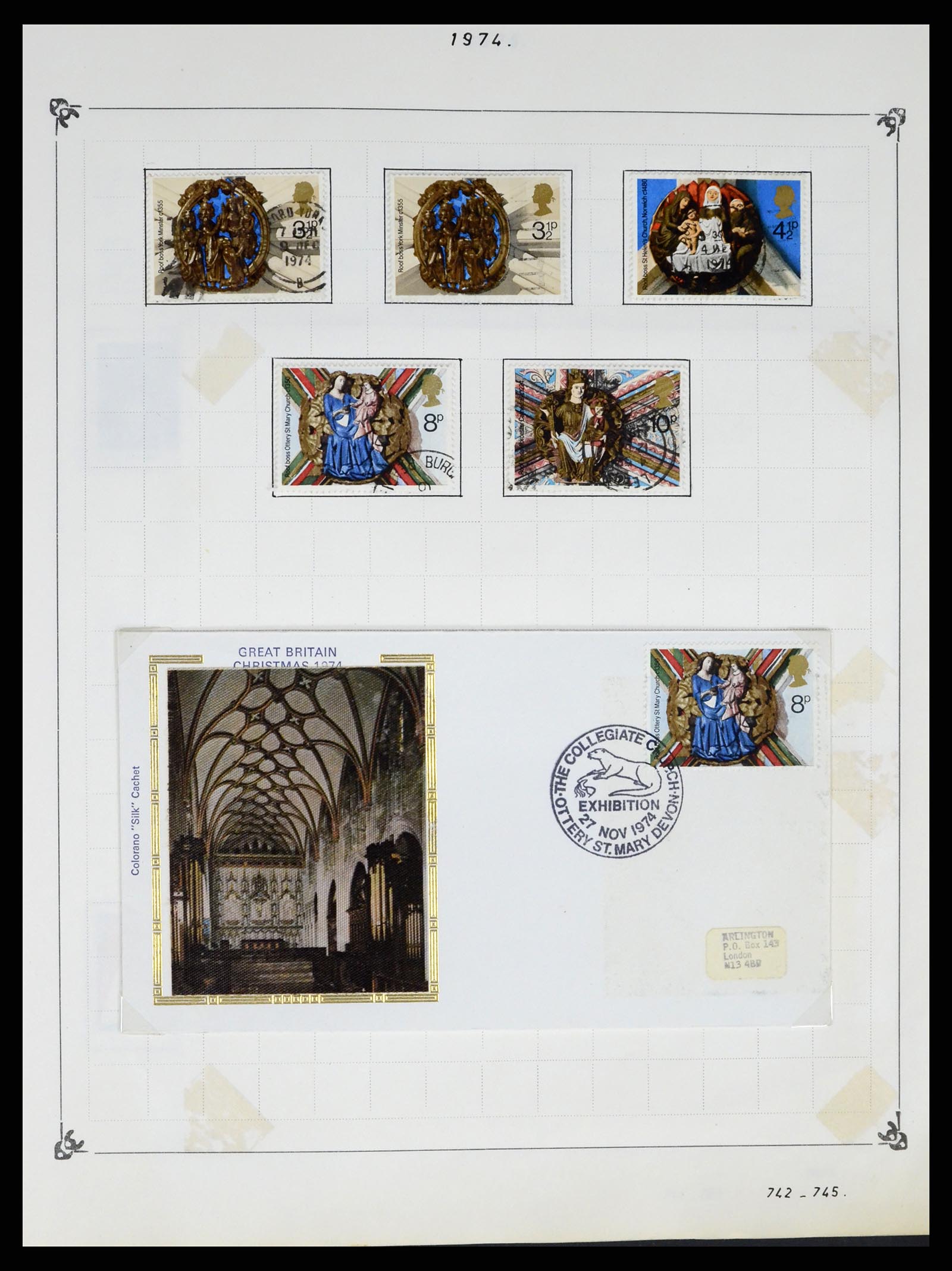 37288 044 - Postzegelverzameling 37288 Engeland 1841-1995.