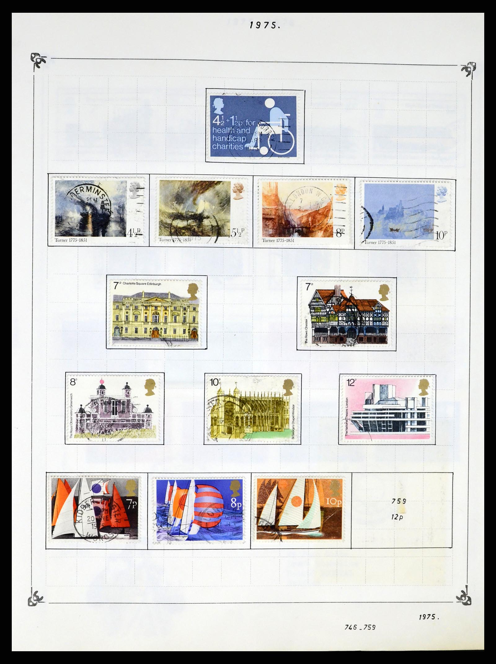 37288 046 - Postzegelverzameling 37288 Engeland 1841-1995.