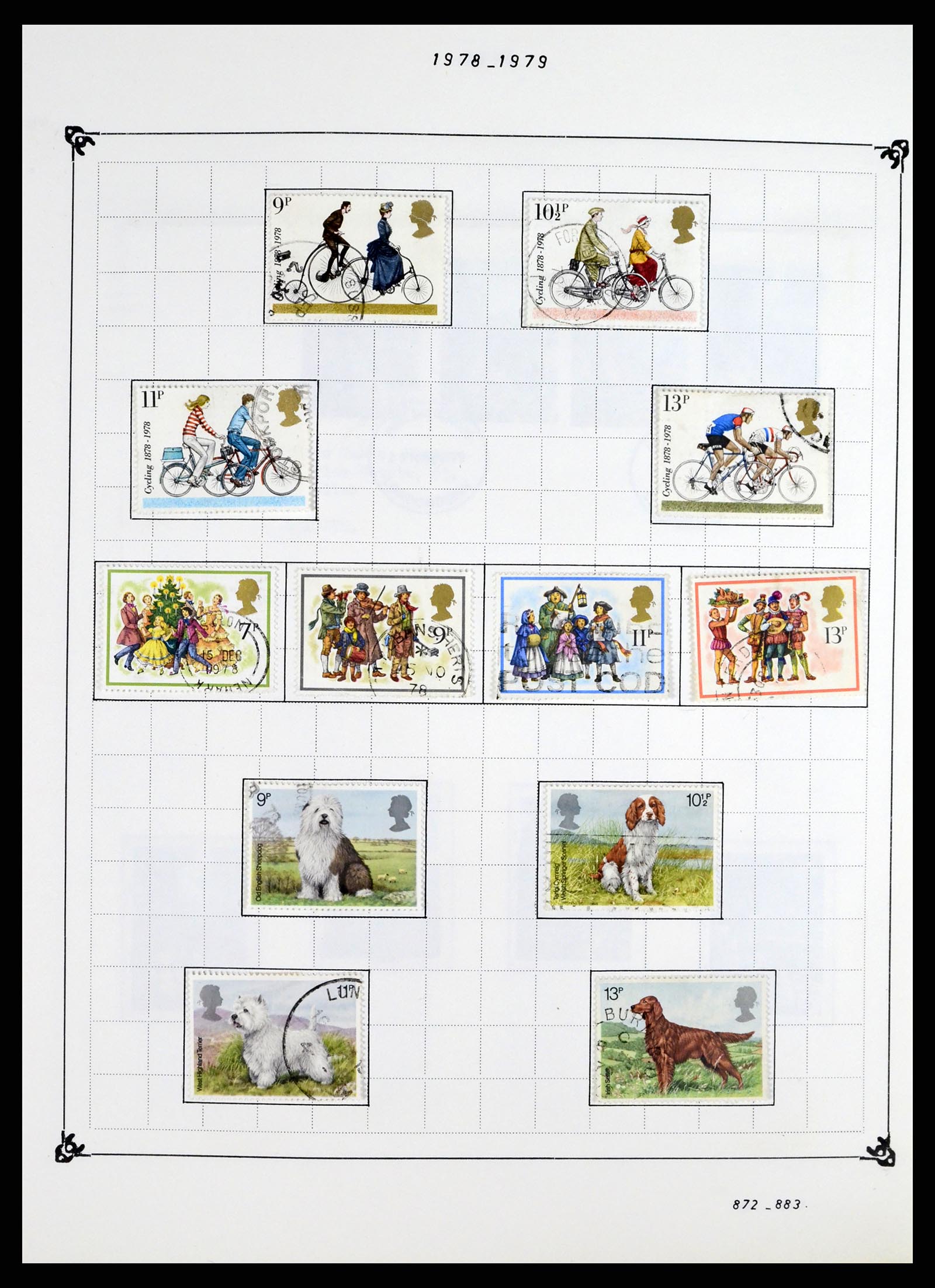 37288 053 - Postzegelverzameling 37288 Engeland 1841-1995.