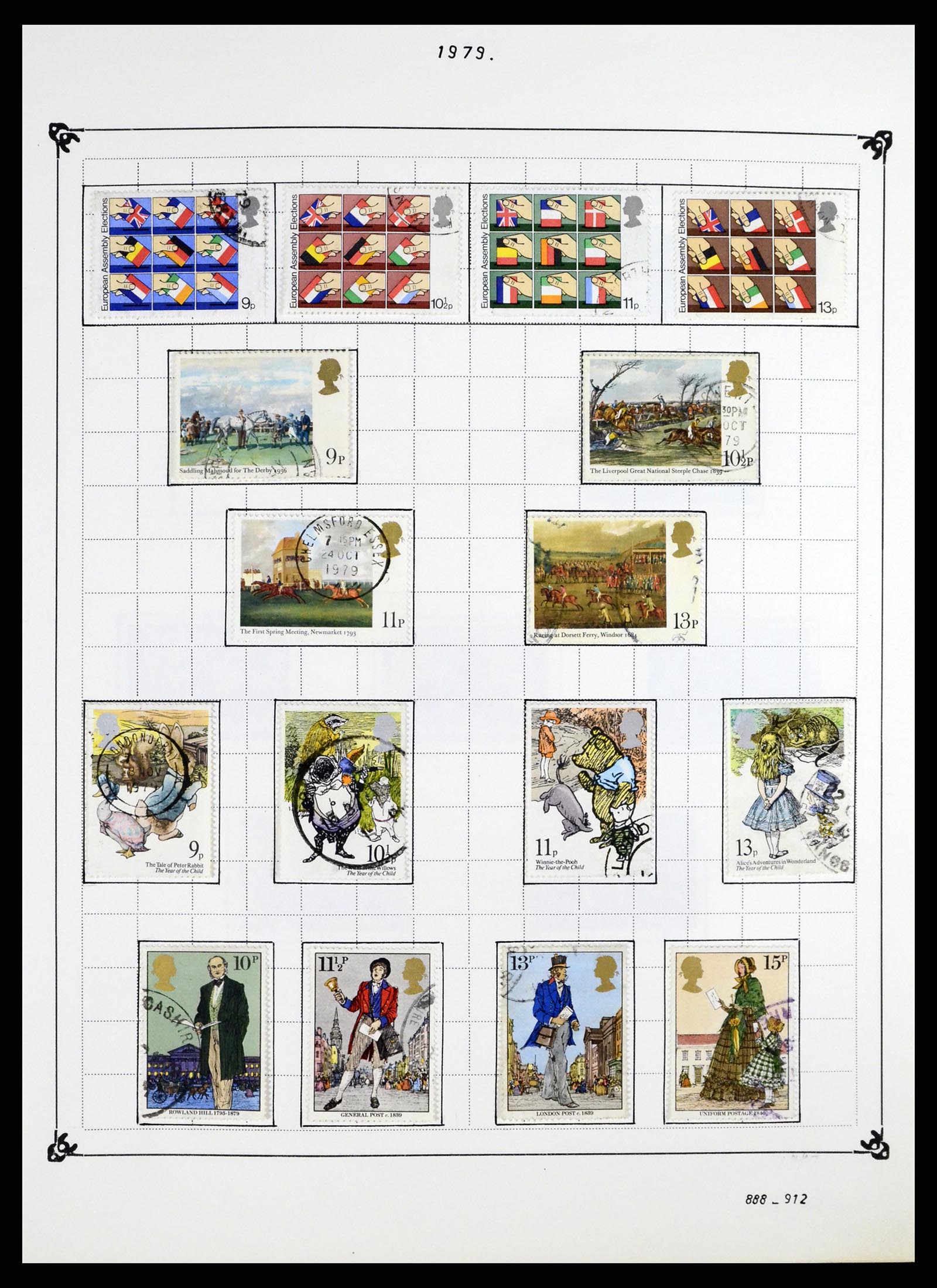 37288 055 - Postzegelverzameling 37288 Engeland 1841-1995.
