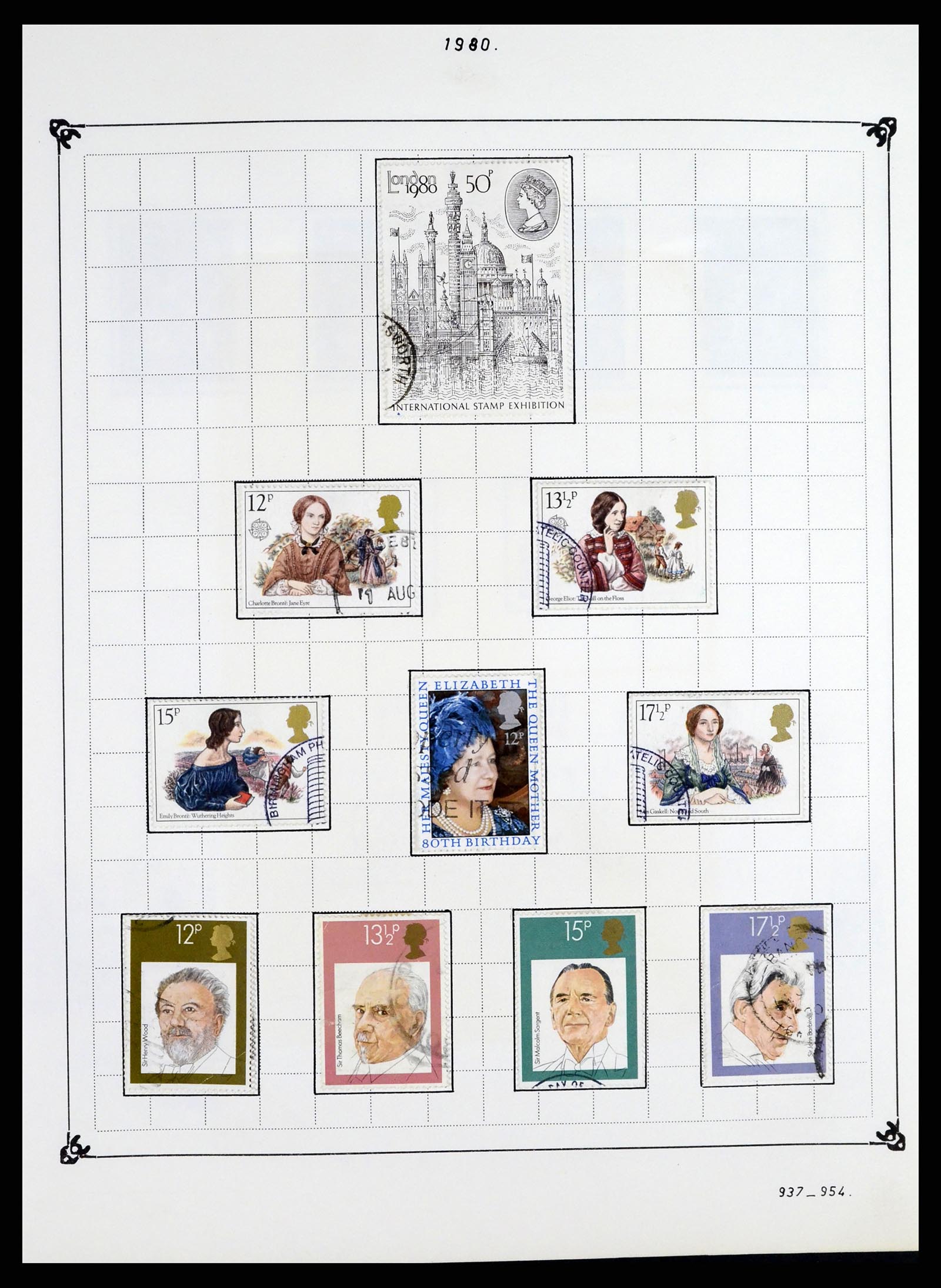 37288 060 - Postzegelverzameling 37288 Engeland 1841-1995.