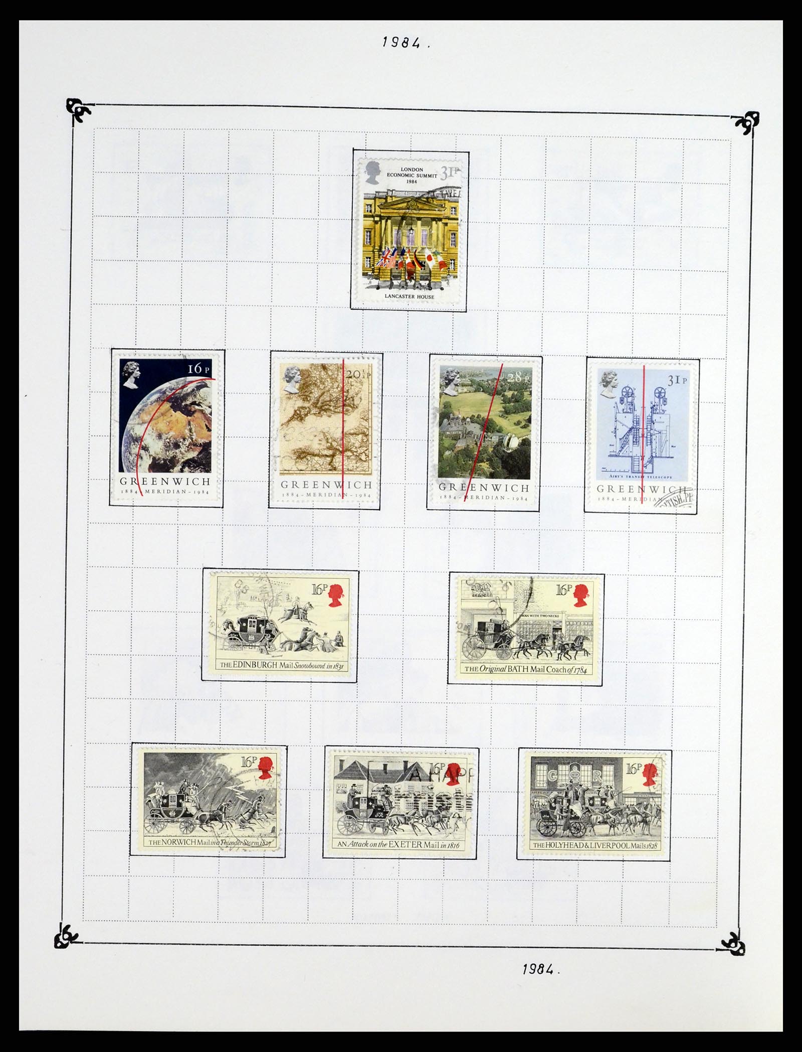 37288 079 - Stamp collection 37288 Great Britain 1841-1995.