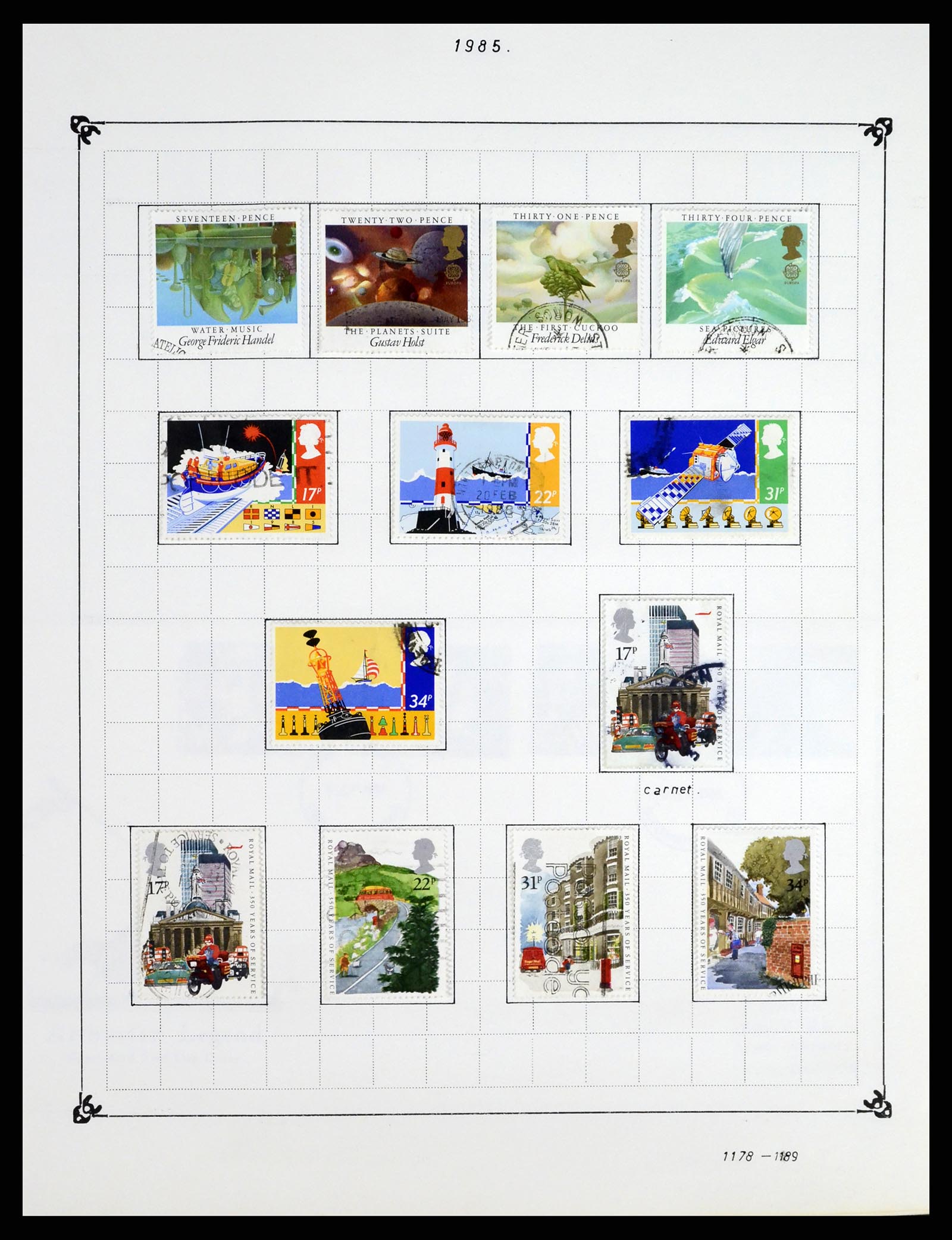 37288 082 - Postzegelverzameling 37288 Engeland 1841-1995.