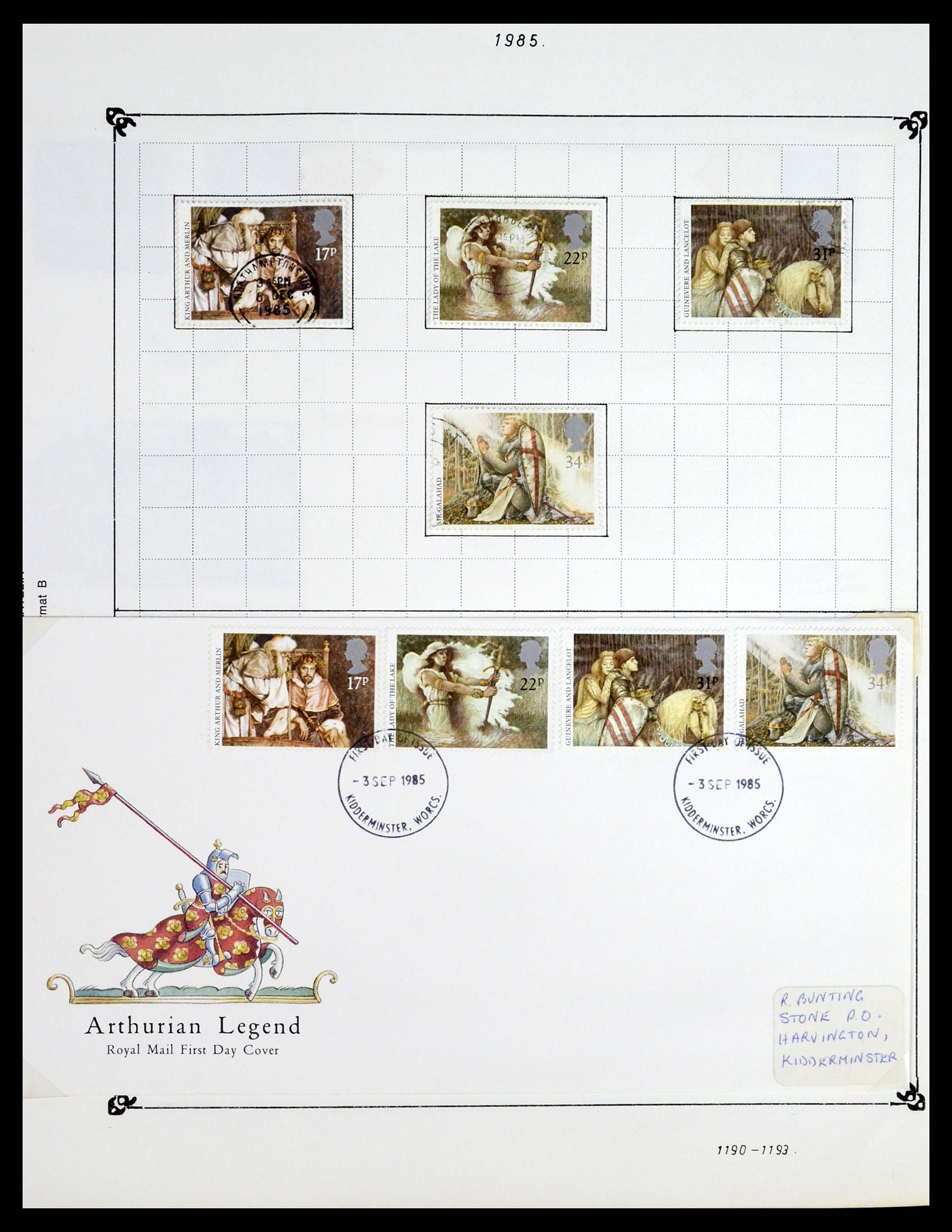37288 083 - Postzegelverzameling 37288 Engeland 1841-1995.