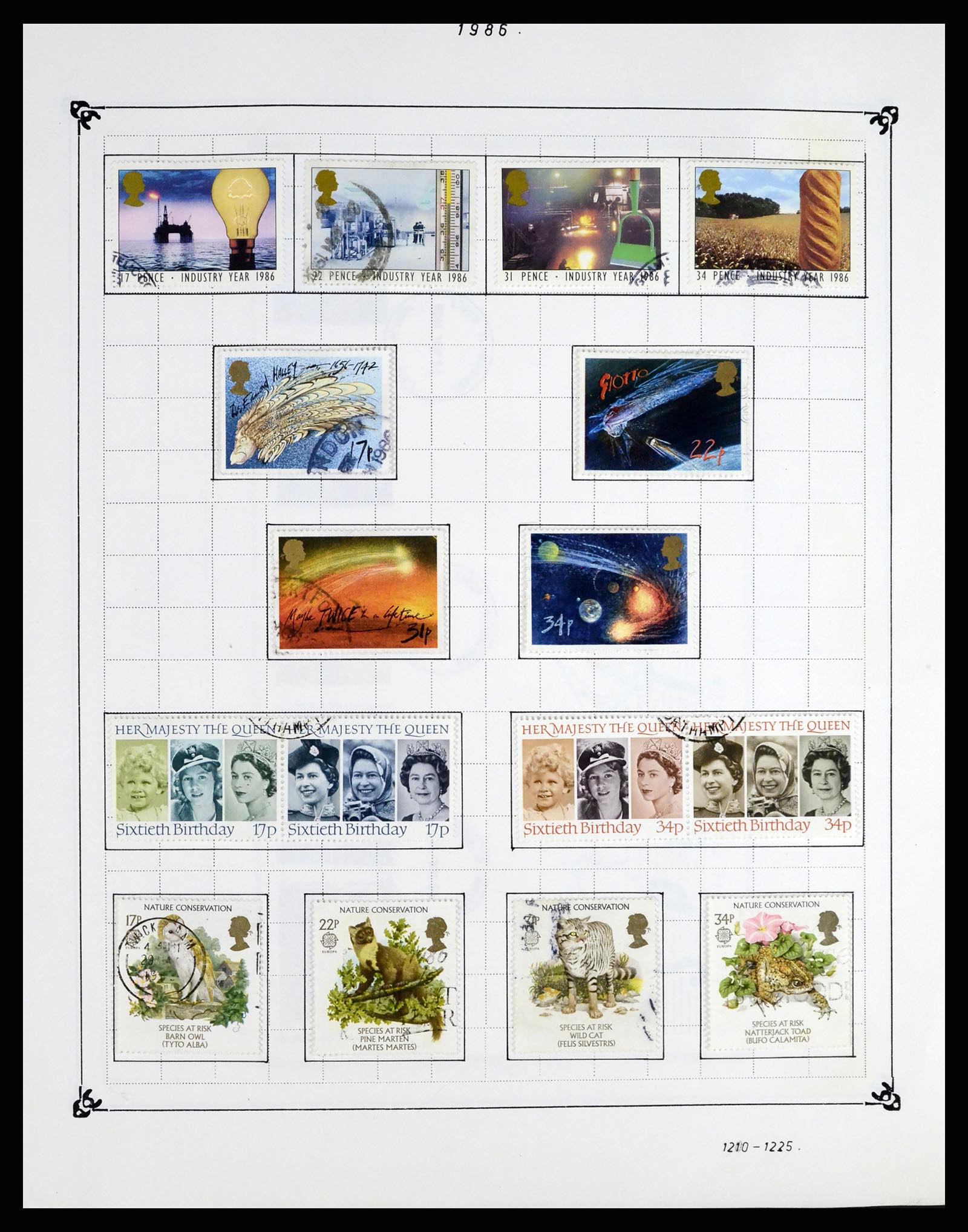 37288 087 - Postzegelverzameling 37288 Engeland 1841-1995.