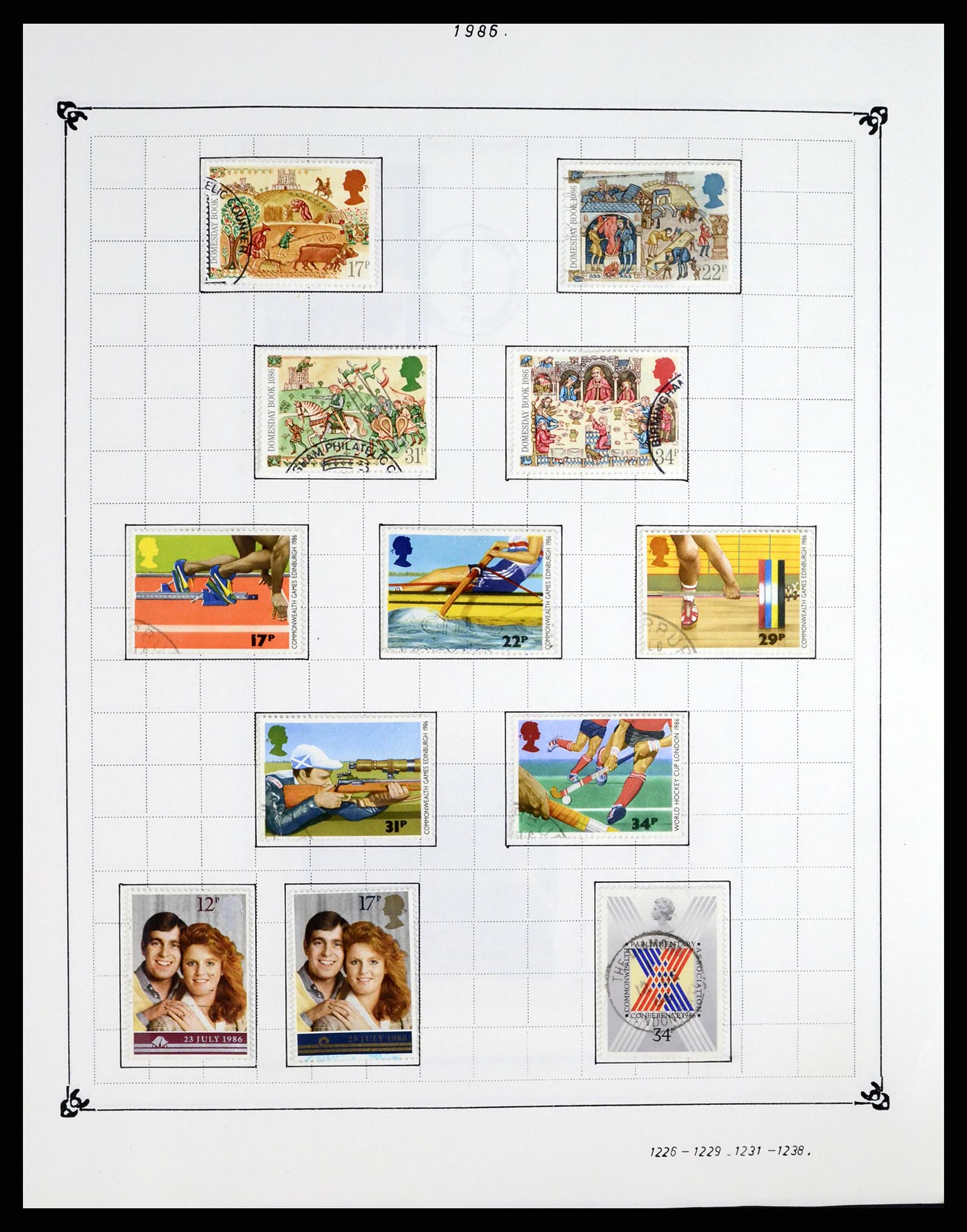 37288 089 - Postzegelverzameling 37288 Engeland 1841-1995.