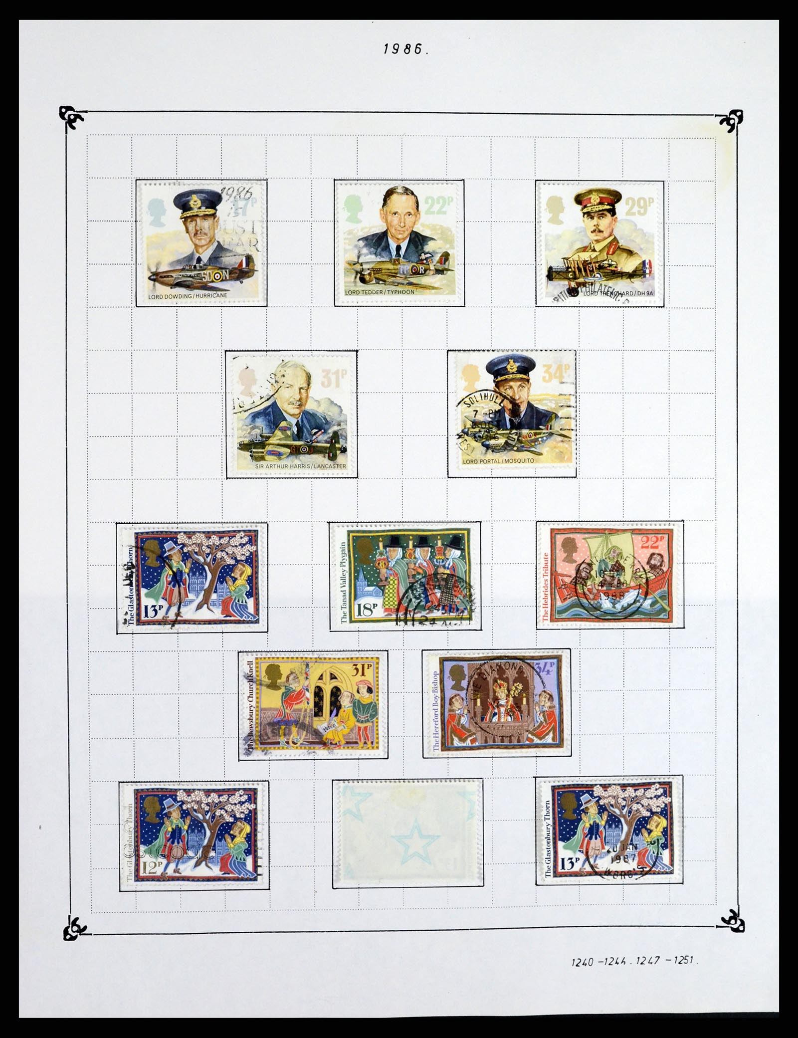 37288 094 - Postzegelverzameling 37288 Engeland 1841-1995.