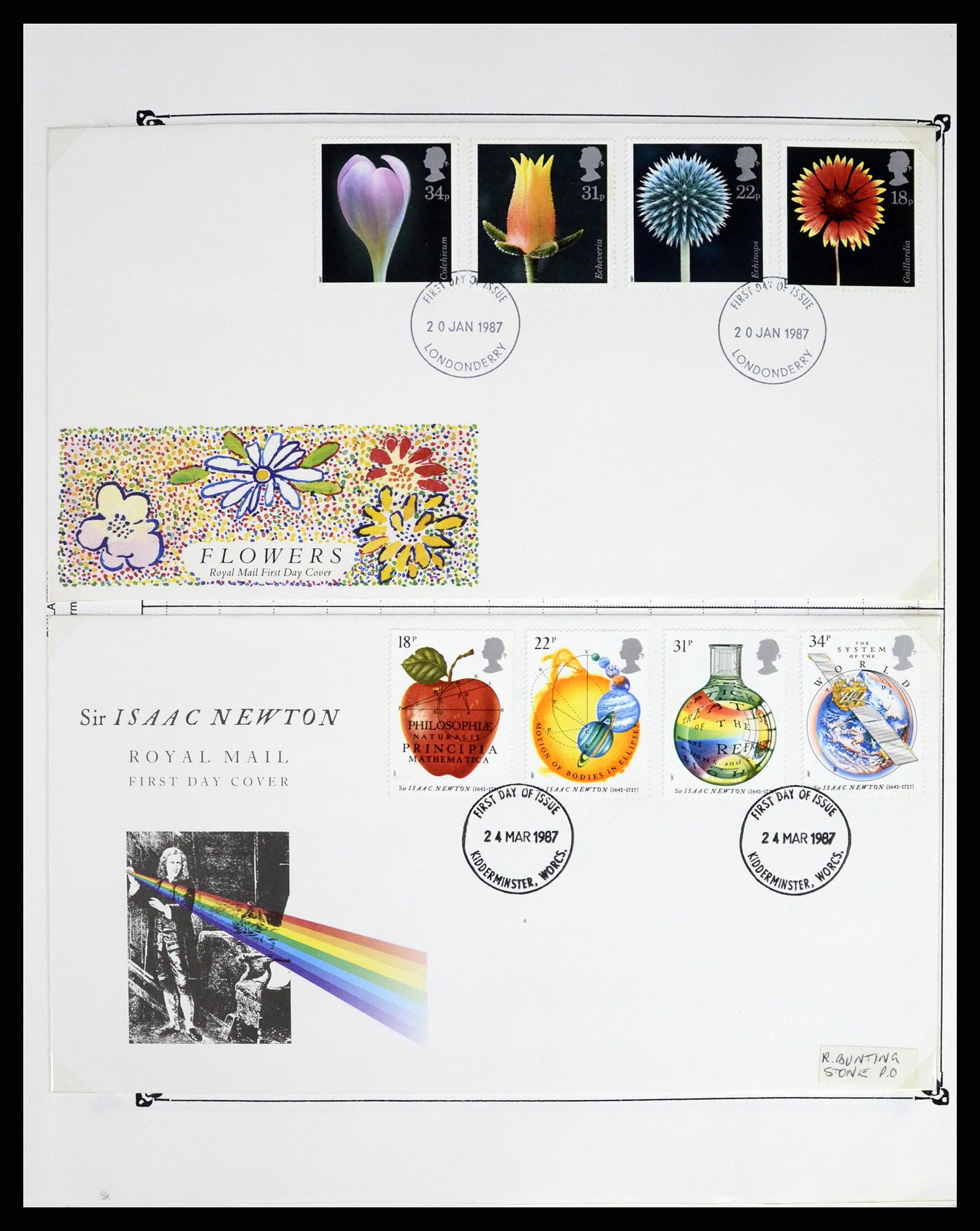 37288 096 - Postzegelverzameling 37288 Engeland 1841-1995.