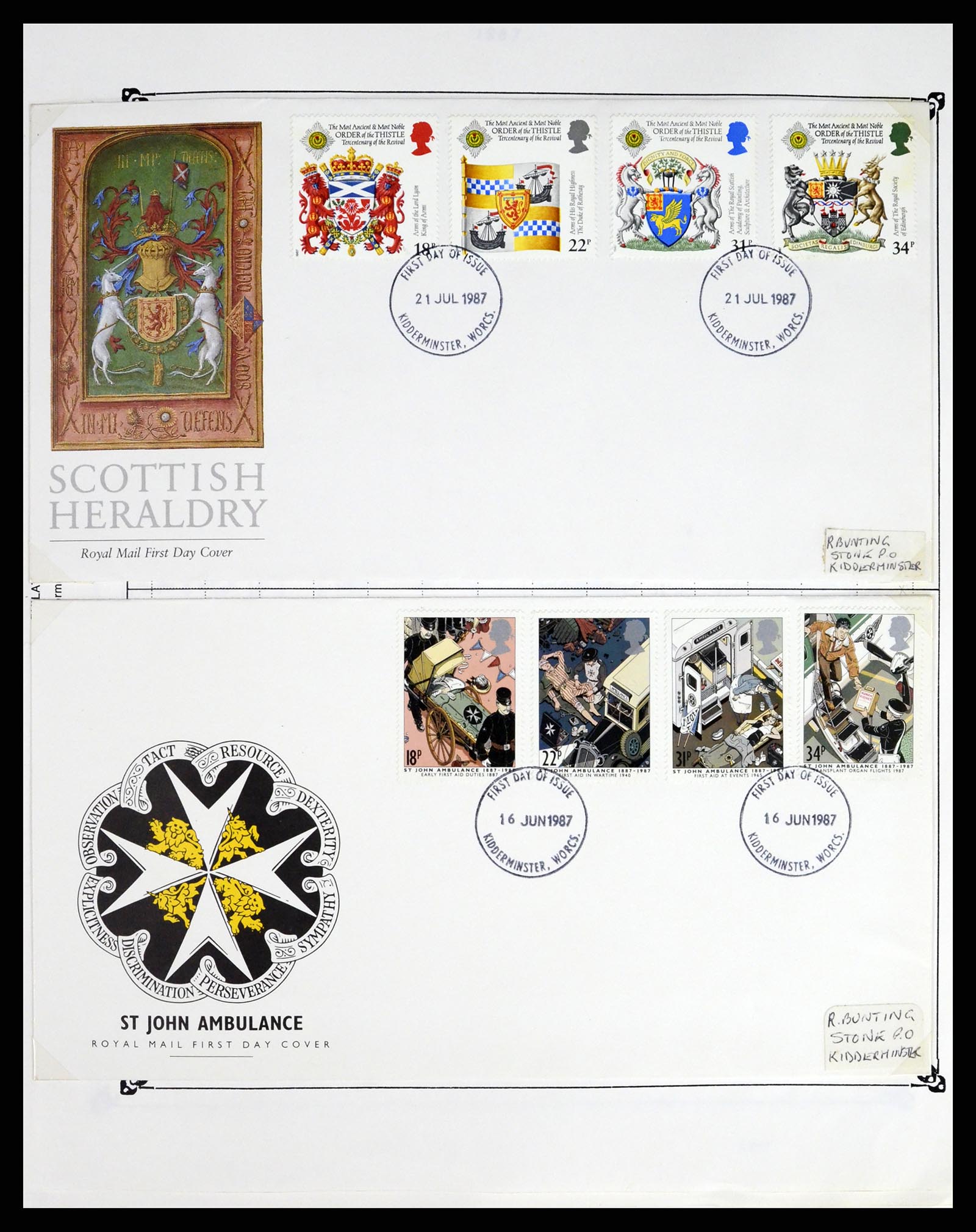 37288 098 - Postzegelverzameling 37288 Engeland 1841-1995.