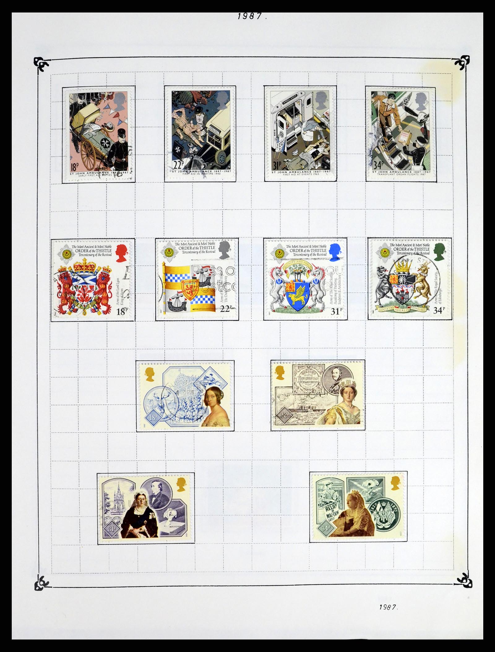 37288 099 - Postzegelverzameling 37288 Engeland 1841-1995.