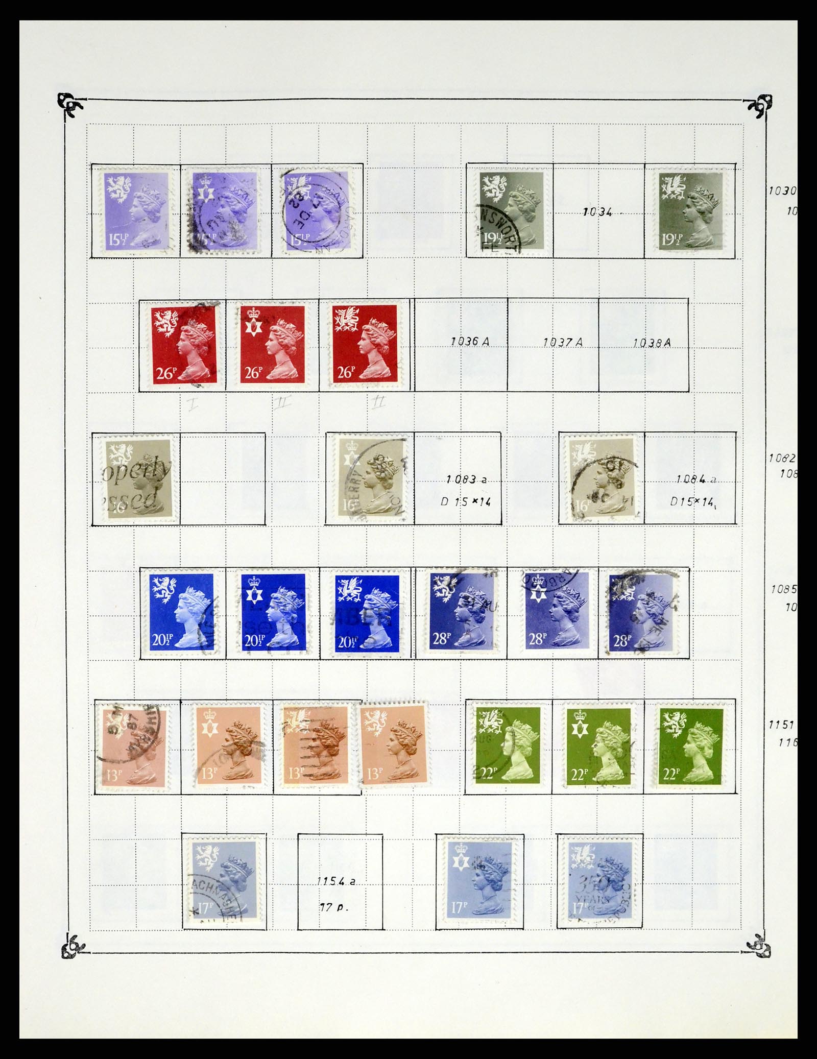 37288 193 - Postzegelverzameling 37288 Engeland 1841-1995.