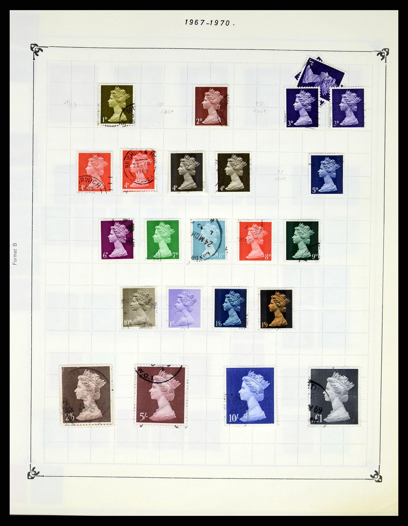 37288 198 - Stamp collection 37288 Great Britain 1841-1995.