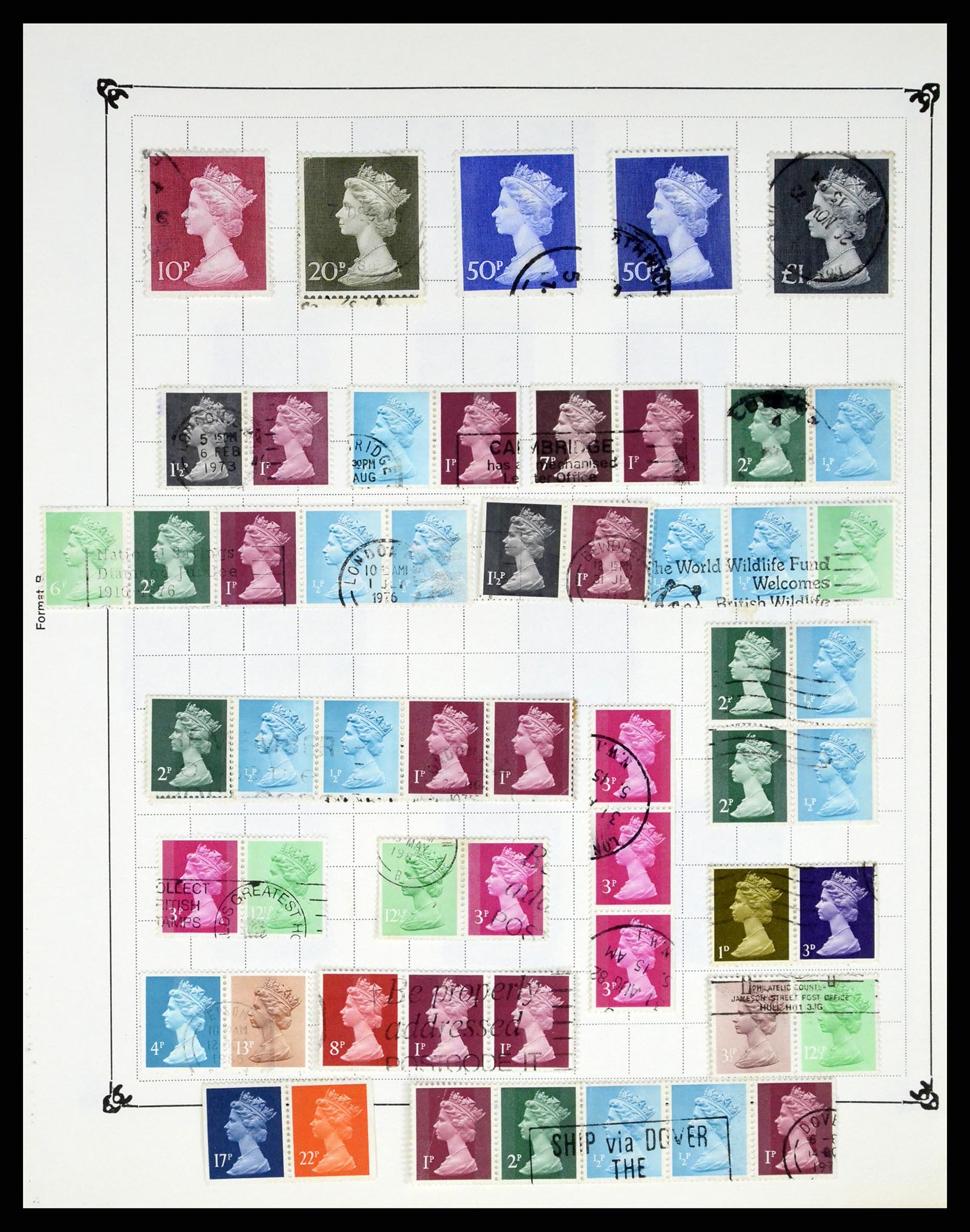 37288 199 - Stamp collection 37288 Great Britain 1841-1995.