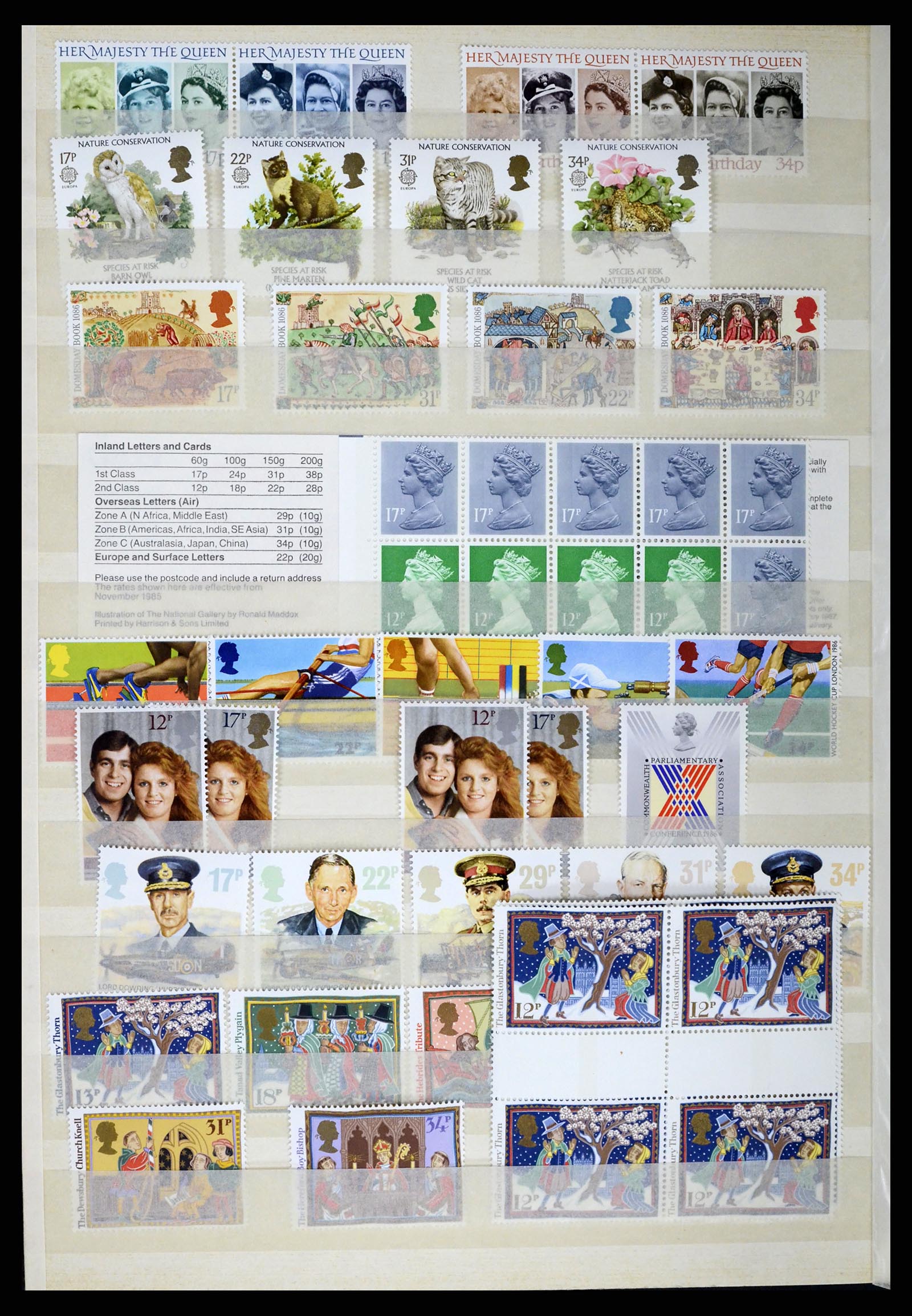 37288 224 - Postzegelverzameling 37288 Engeland 1841-1995.