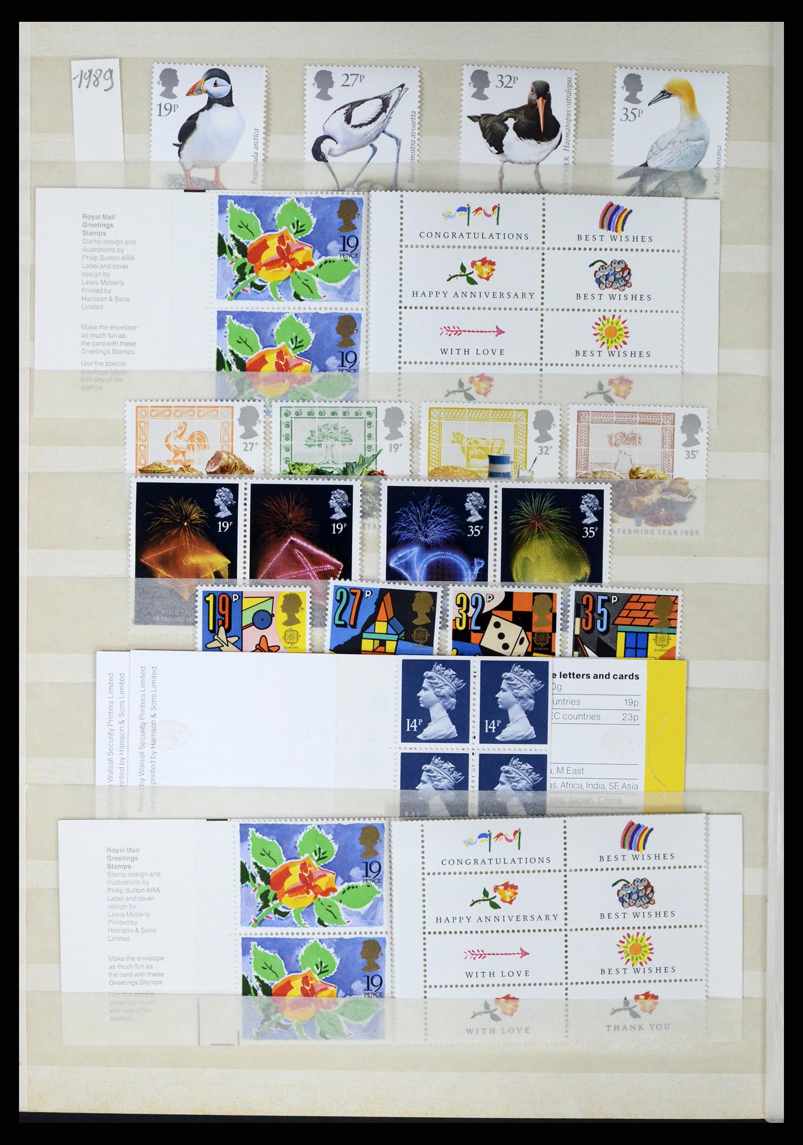 37288 228 - Postzegelverzameling 37288 Engeland 1841-1995.