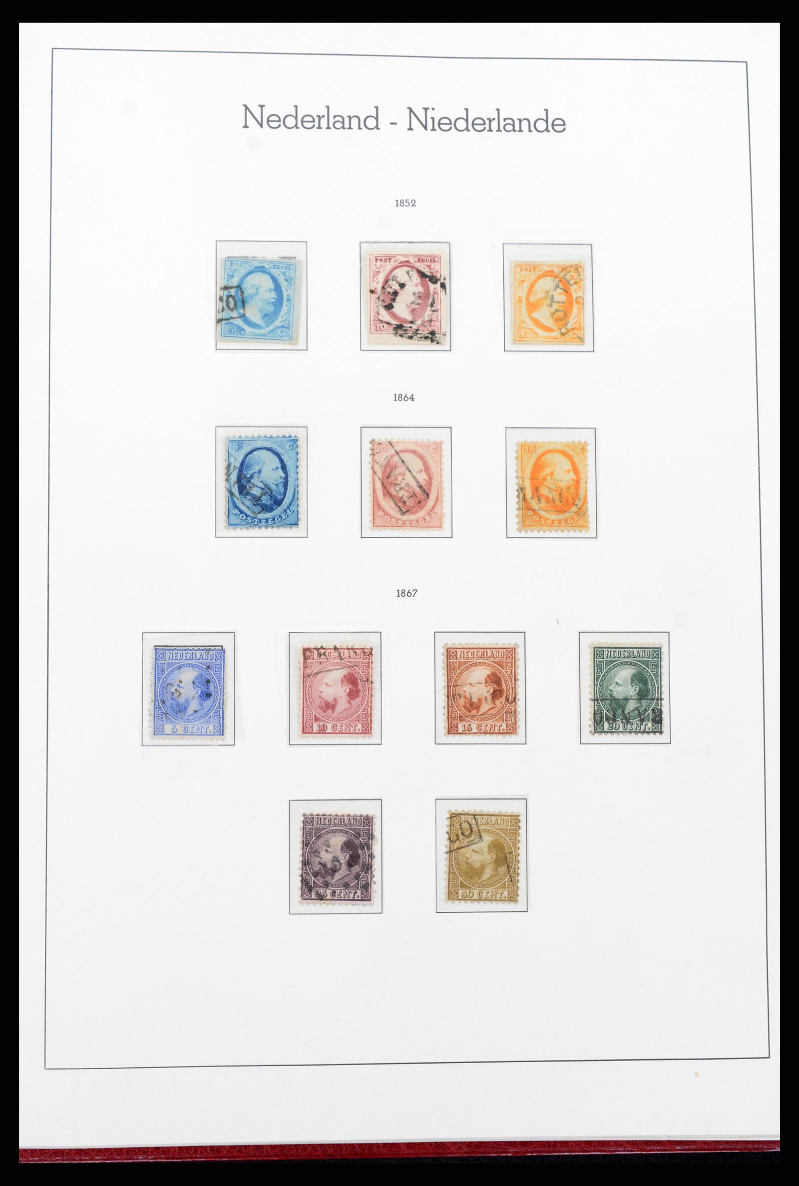 37290 001 - Stamp collection 37290 Netherlands 1852-1945.