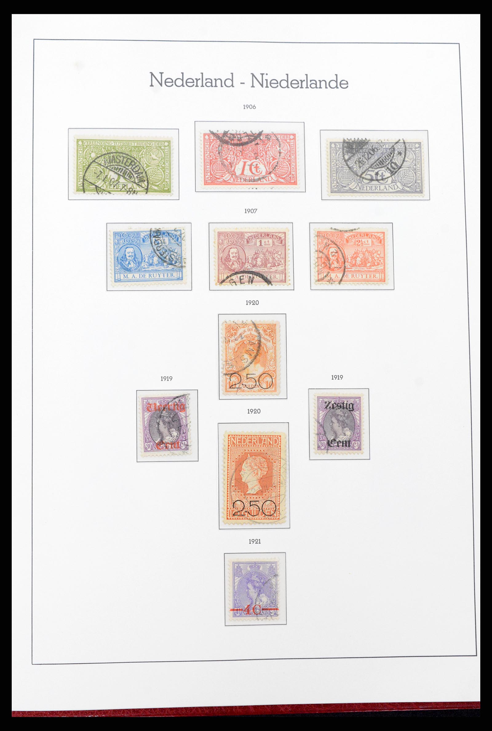 37290 005 - Stamp collection 37290 Netherlands 1852-1945.