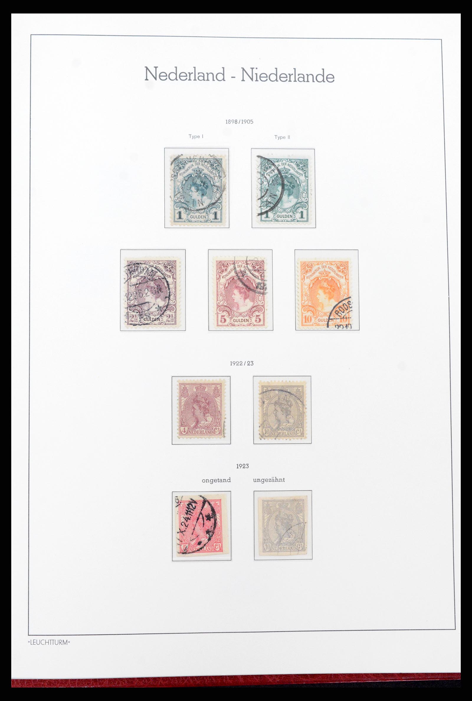 37290 009 - Stamp collection 37290 Netherlands 1852-1945.