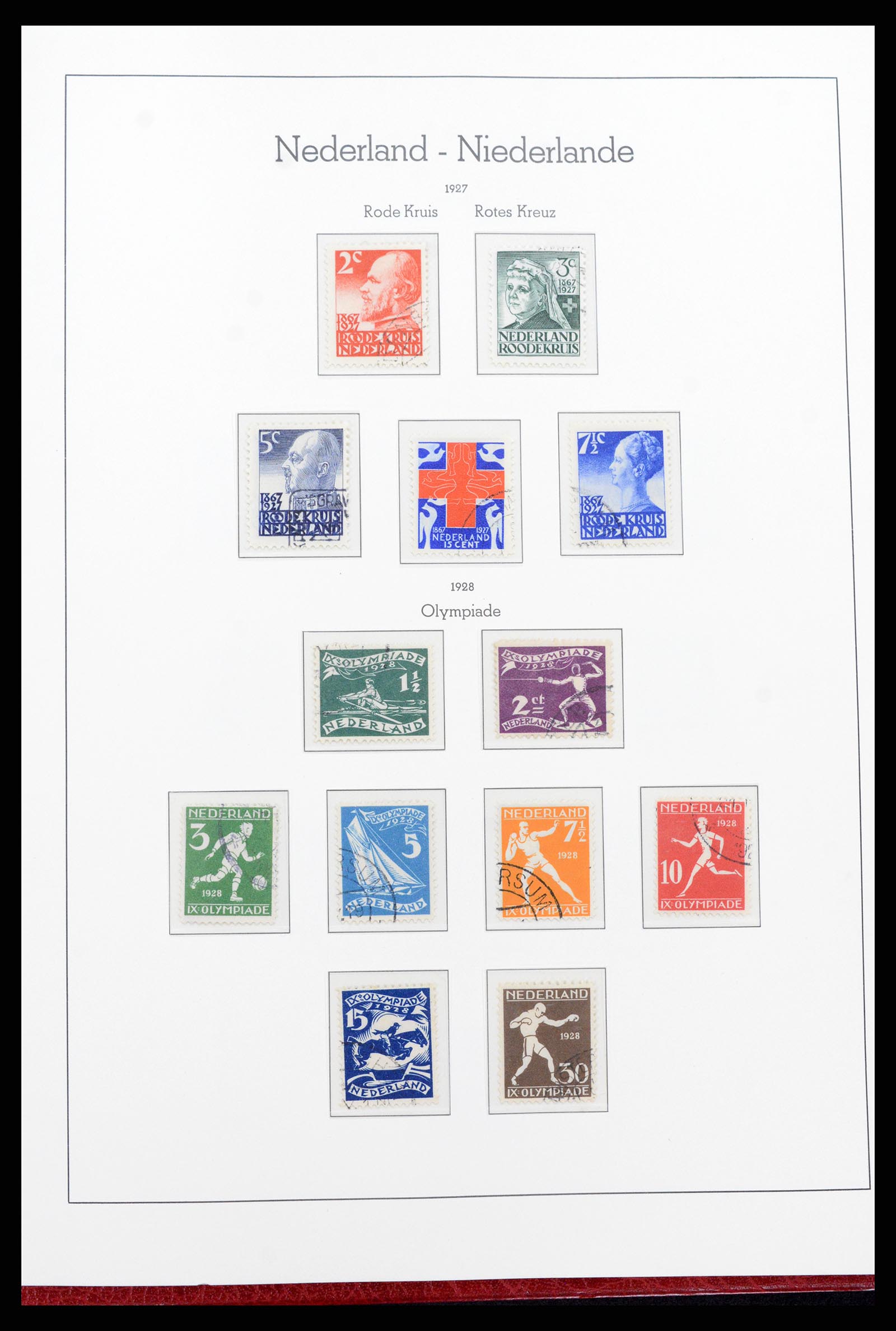 37290 014 - Stamp collection 37290 Netherlands 1852-1945.