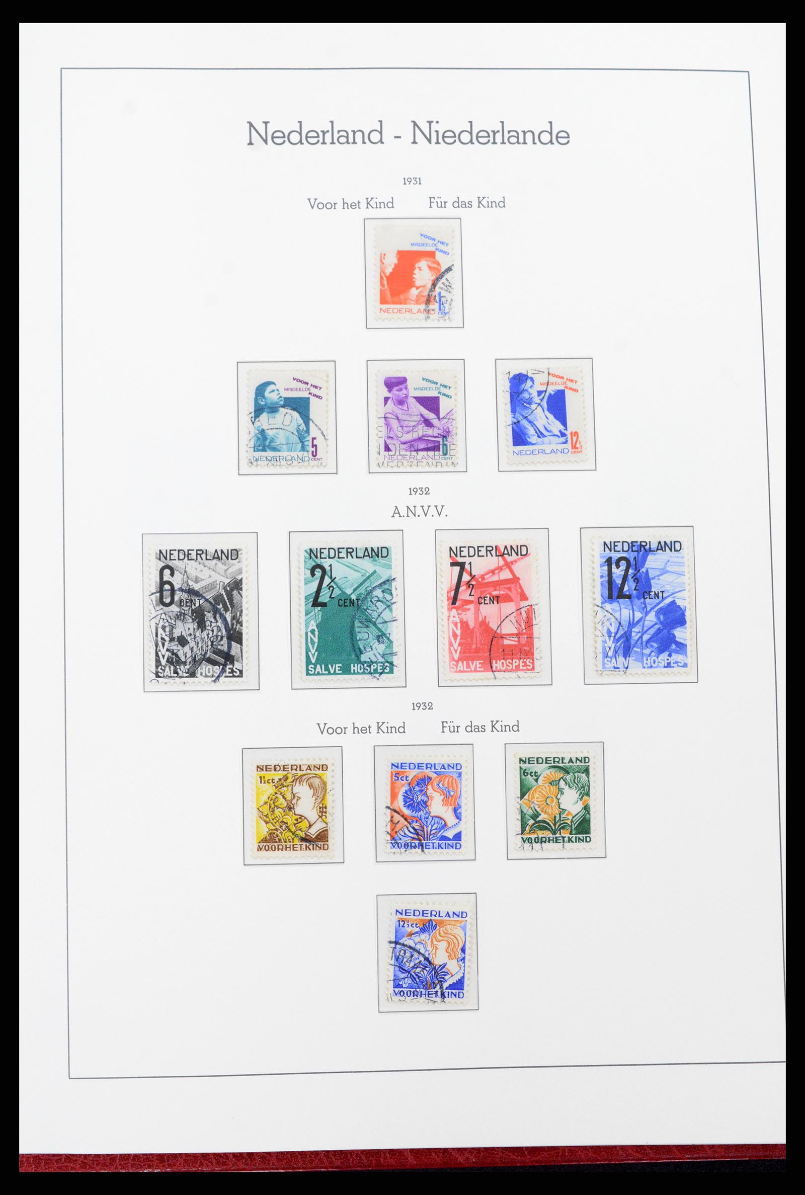 37290 017 - Stamp collection 37290 Netherlands 1852-1945.