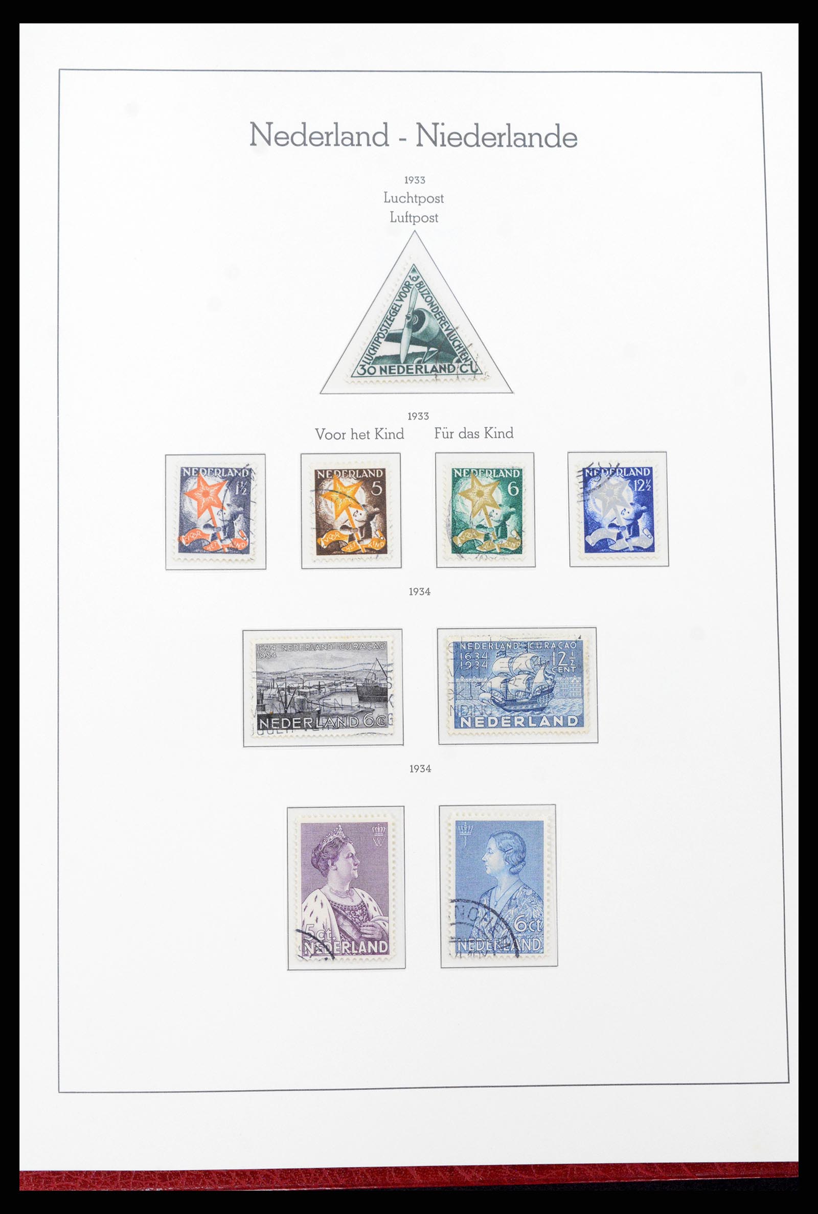 37290 019 - Stamp collection 37290 Netherlands 1852-1945.