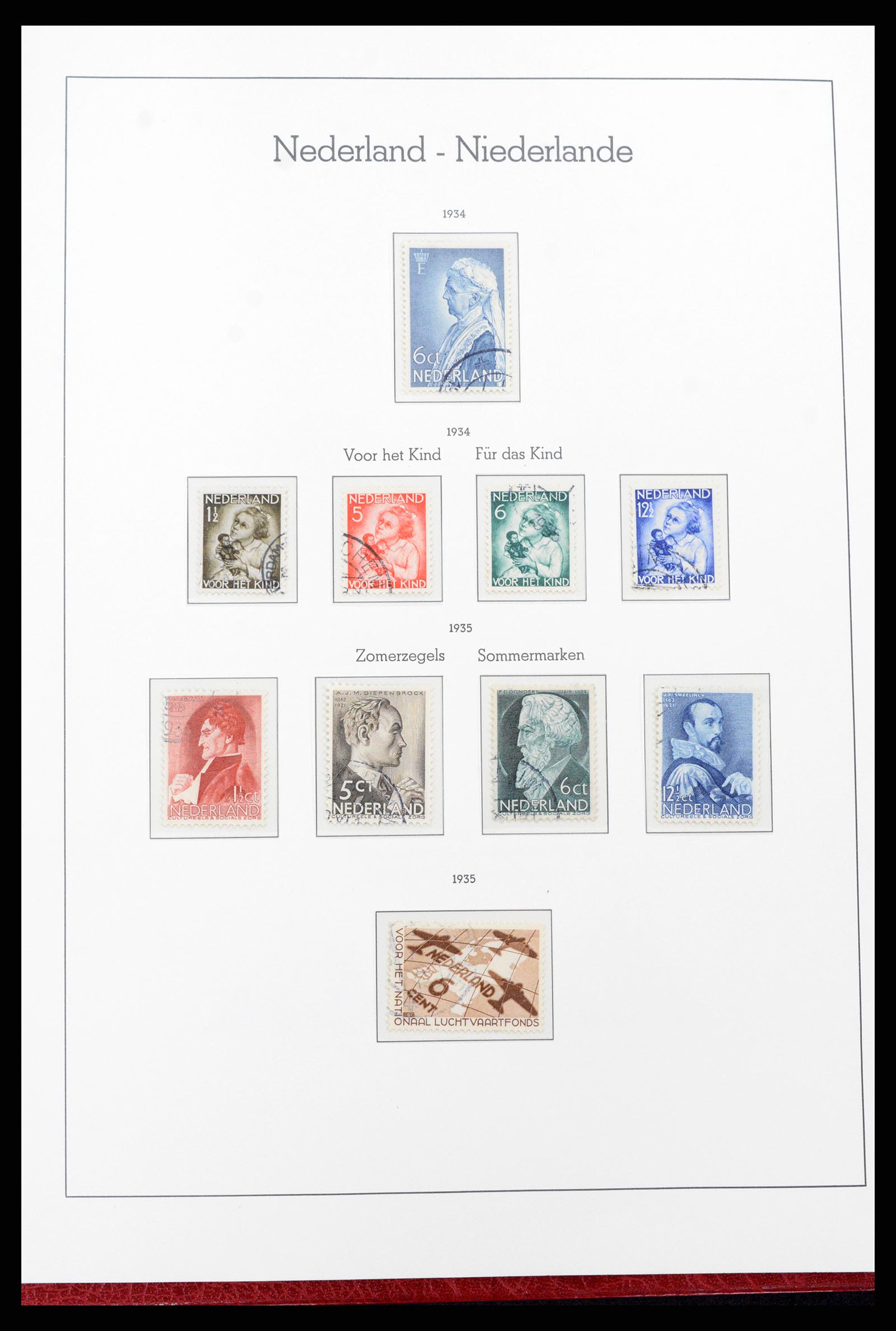 37290 020 - Stamp collection 37290 Netherlands 1852-1945.