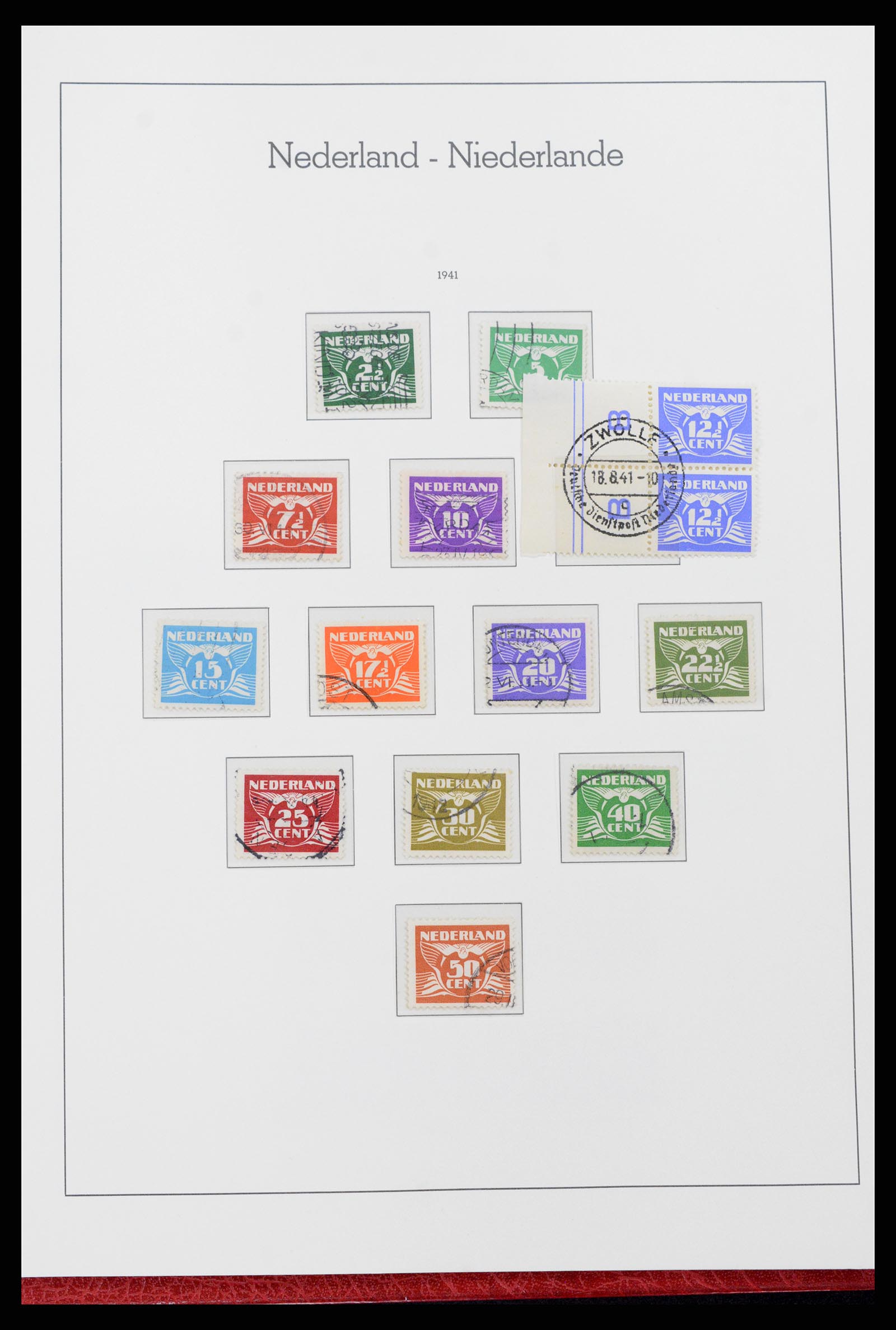 37290 029 - Postzegelverzameling 37290 Nederland 1852-1945.