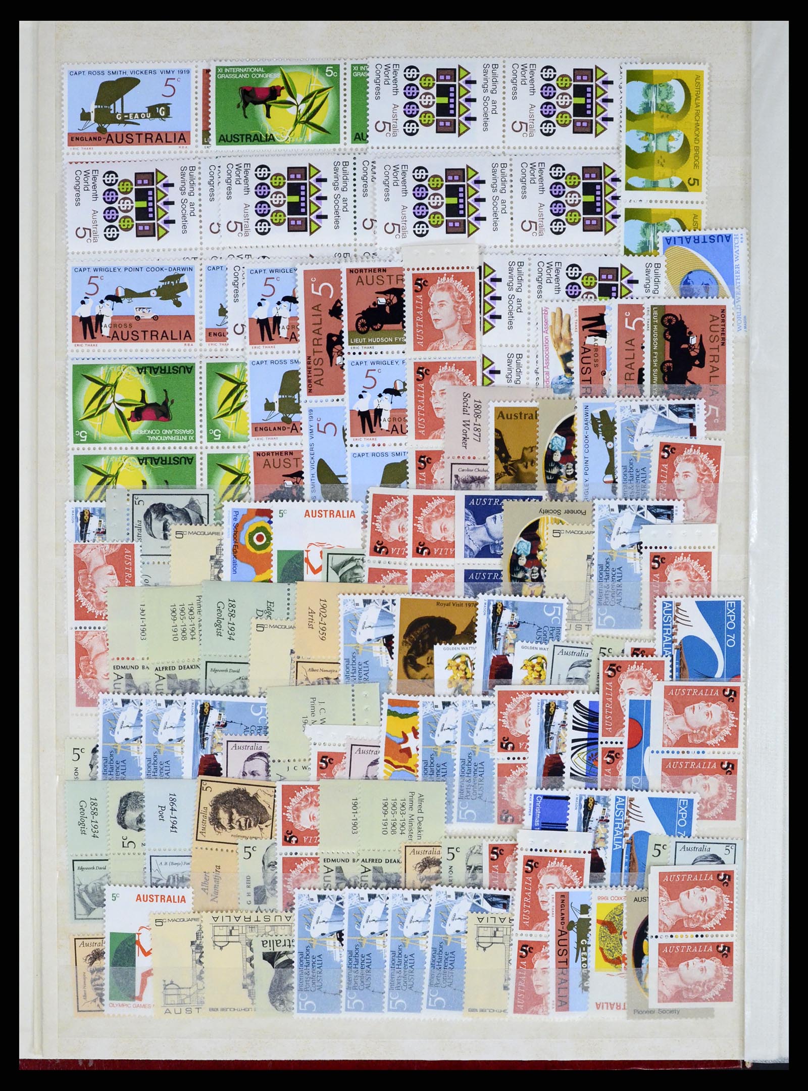 37291 002 - Postzegelverzameling 37291 Australië 1967-2005.