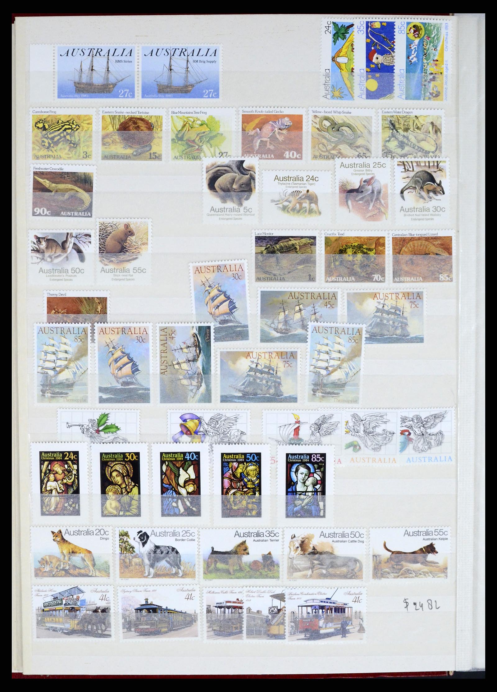 37291 004 - Postzegelverzameling 37291 Australië 1967-2005.