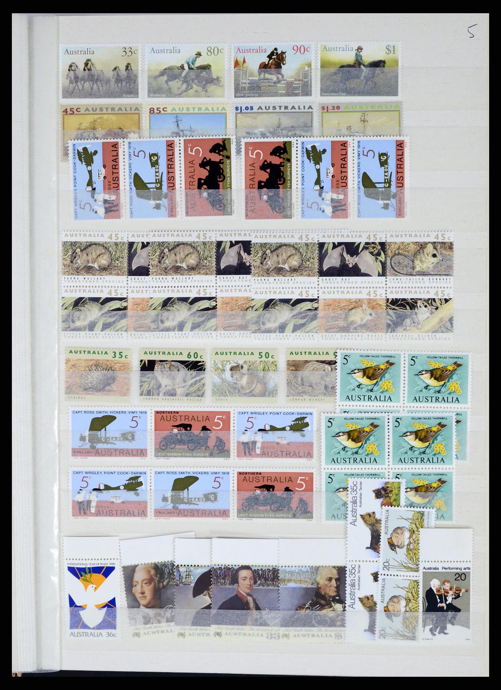 37291 005 - Postzegelverzameling 37291 Australië 1967-2005.