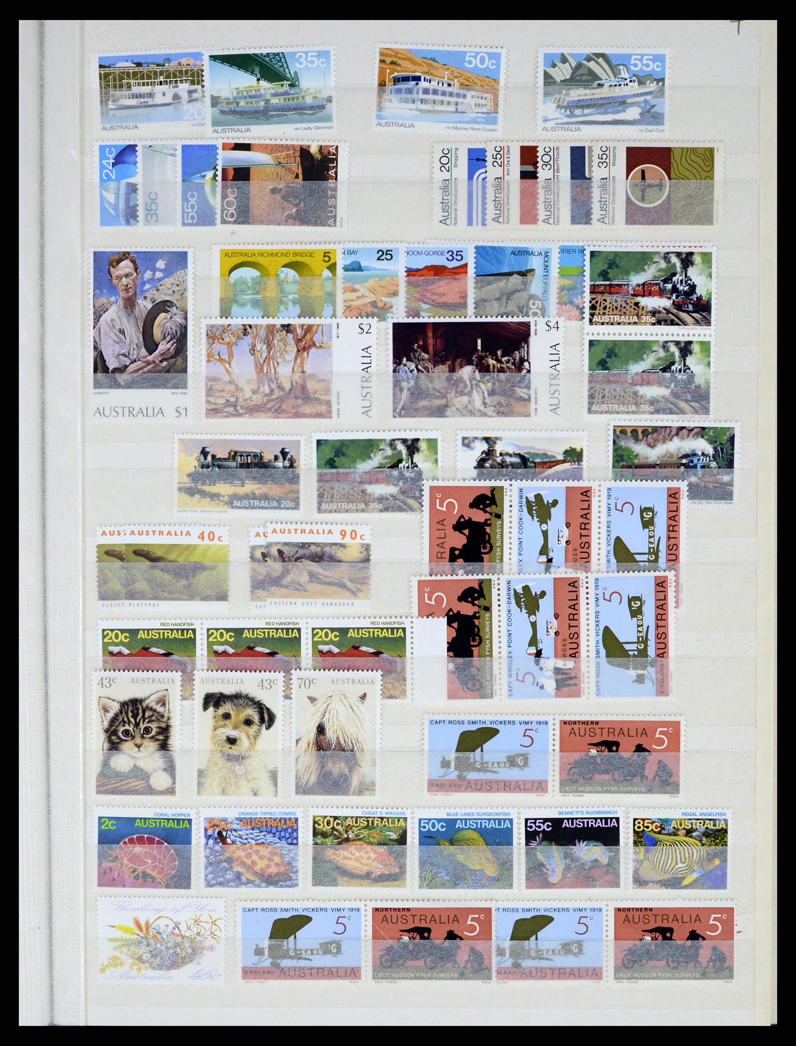 37291 007 - Postzegelverzameling 37291 Australië 1967-2005.