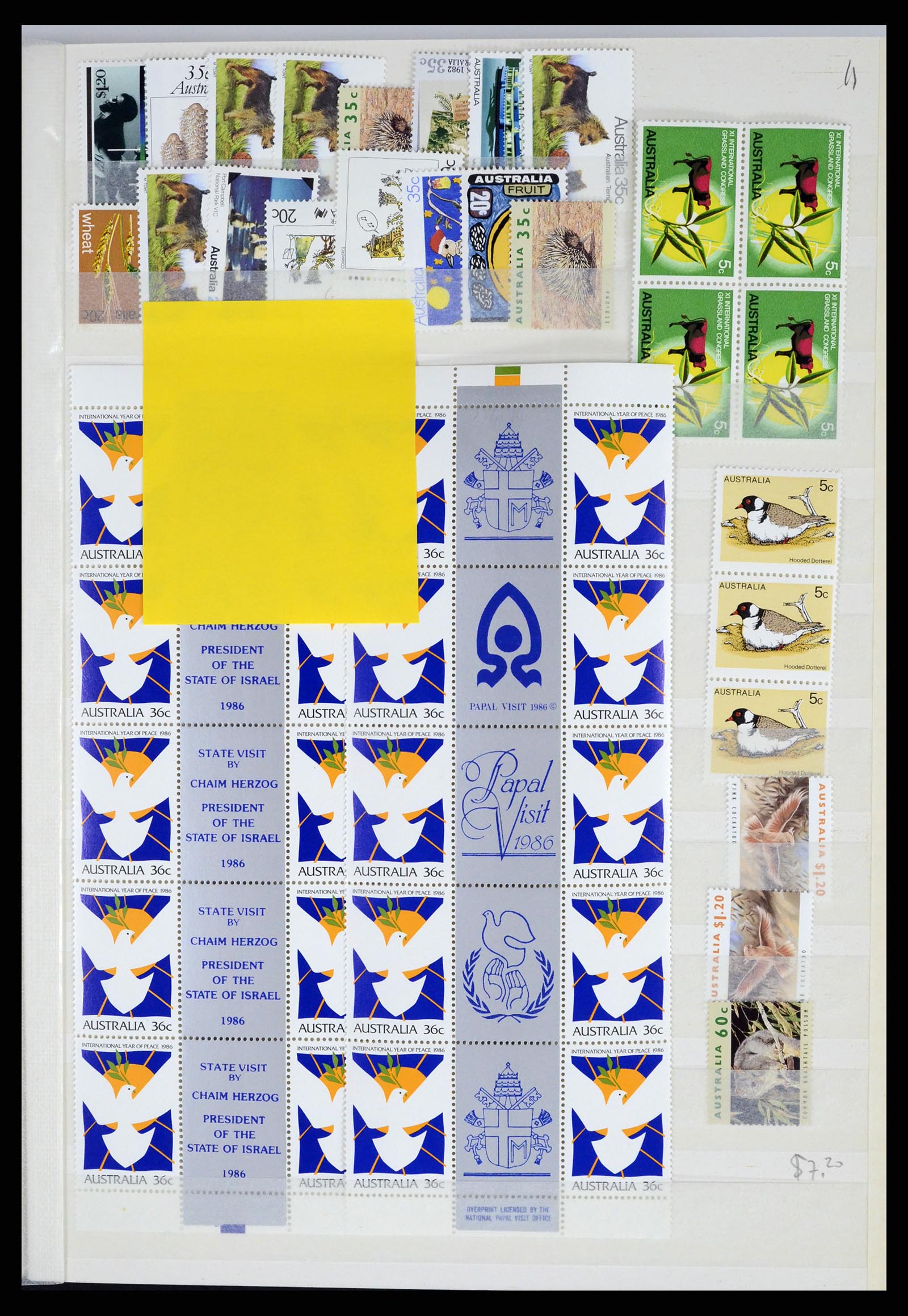 37291 011 - Postzegelverzameling 37291 Australië 1967-2005.