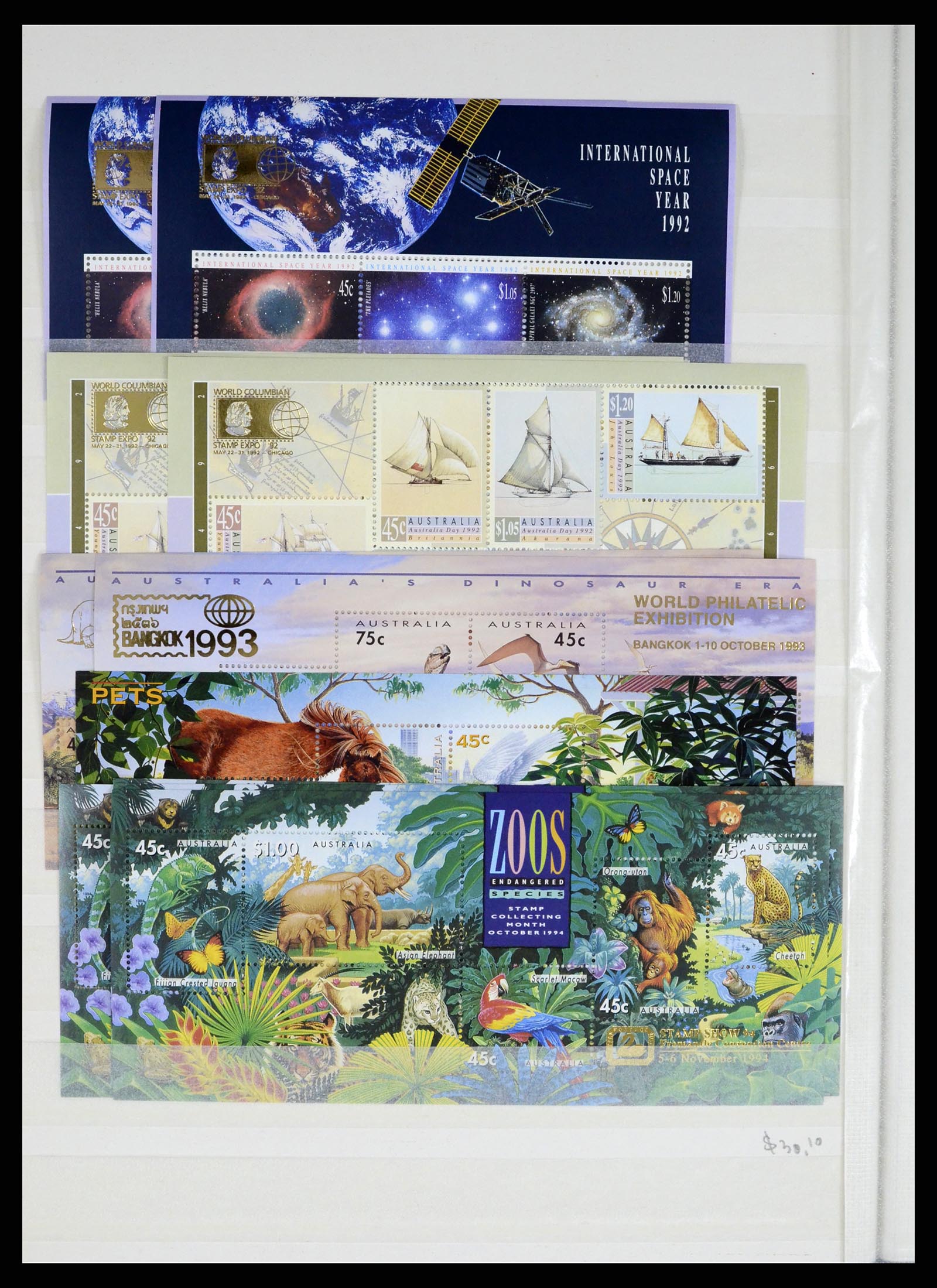 37291 012 - Postzegelverzameling 37291 Australië 1967-2005.