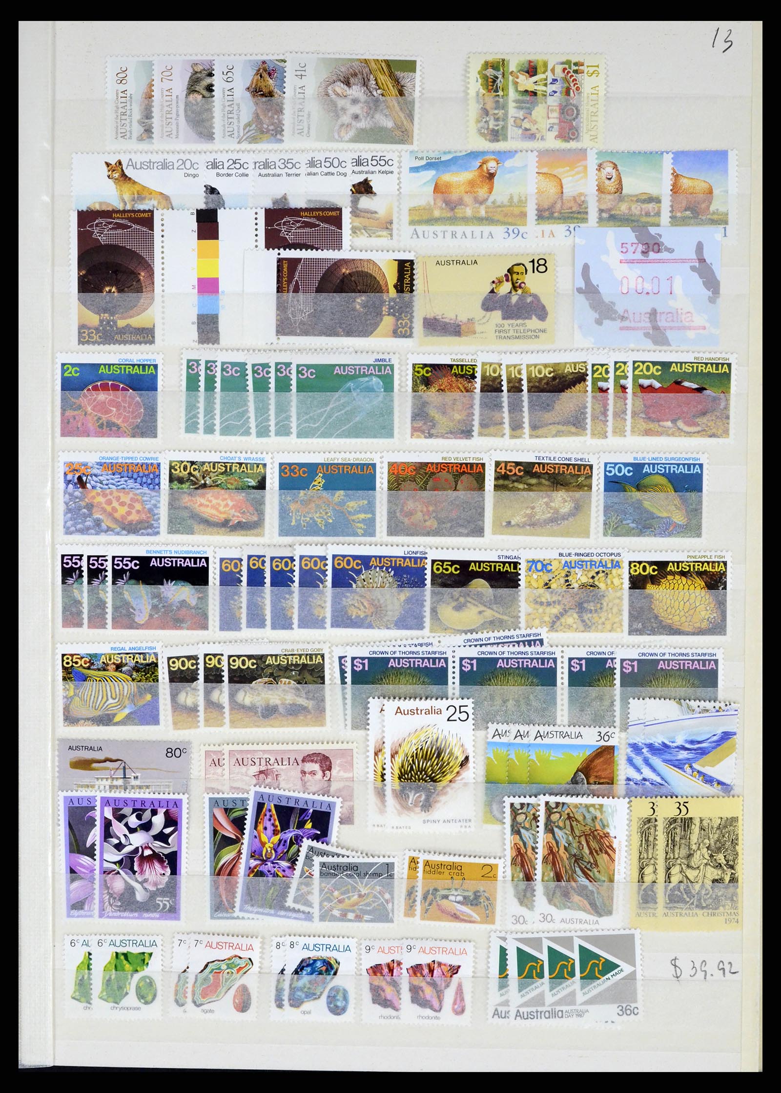 37291 013 - Postzegelverzameling 37291 Australië 1967-2005.