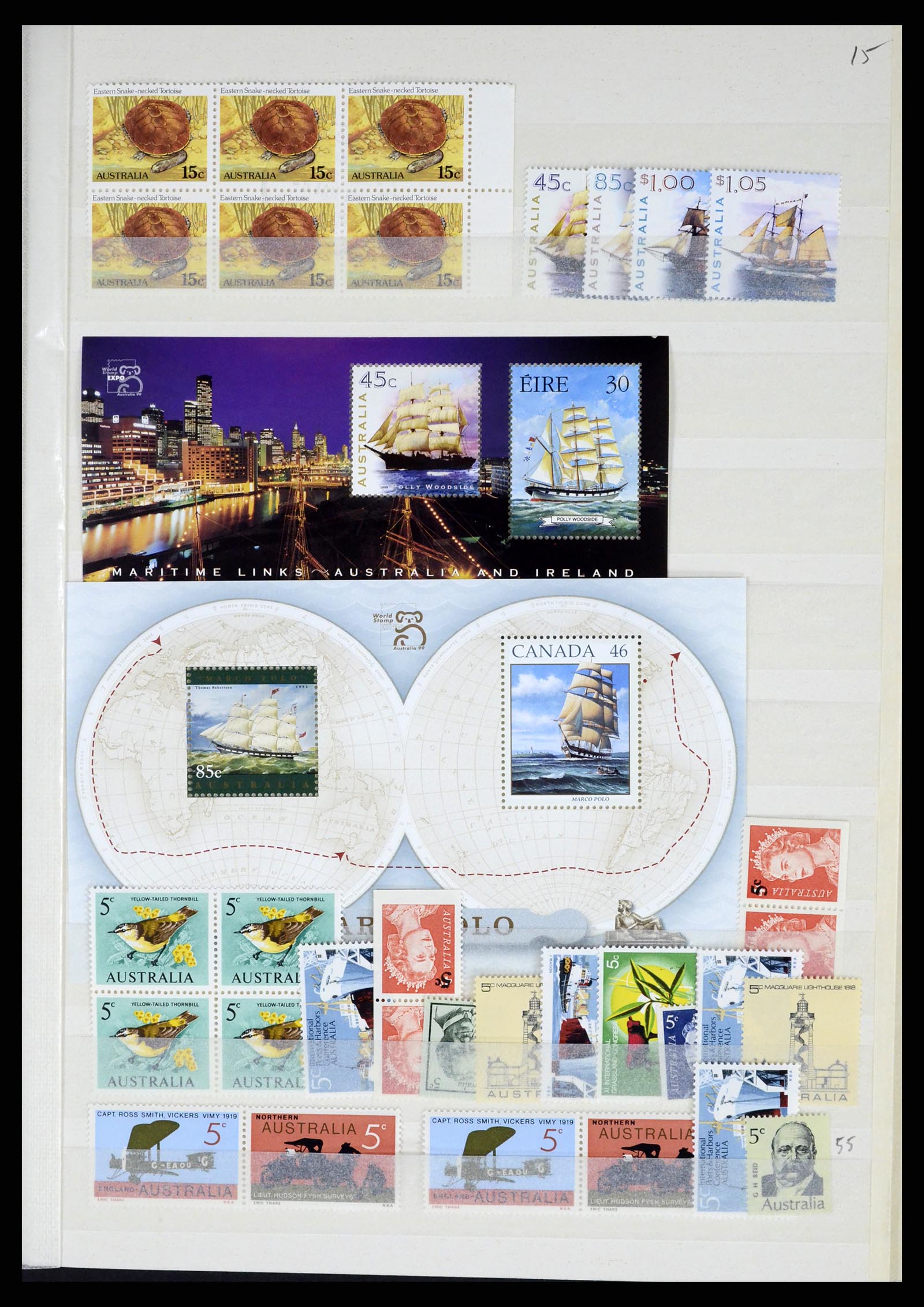 37291 015 - Postzegelverzameling 37291 Australië 1967-2005.