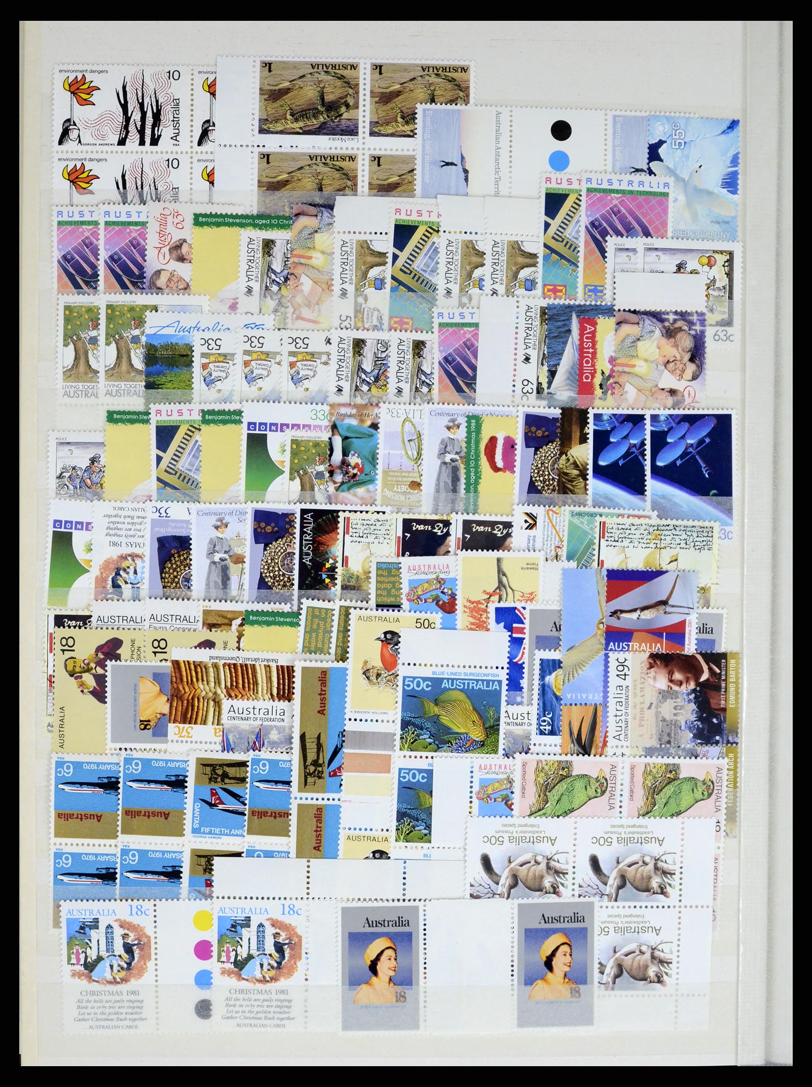 37291 020 - Postzegelverzameling 37291 Australië 1967-2005.