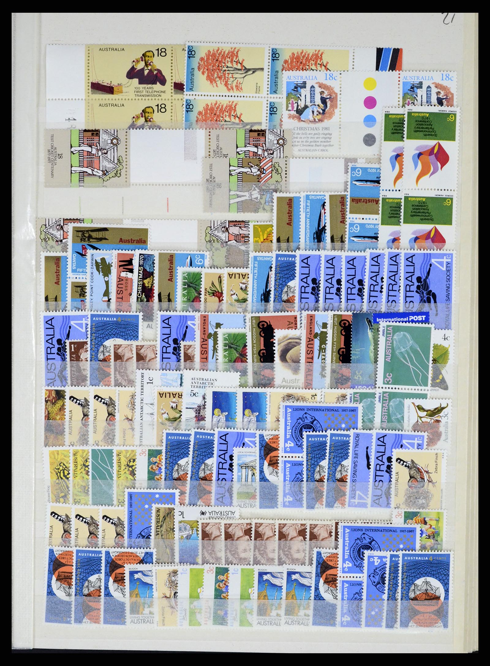 37291 021 - Postzegelverzameling 37291 Australië 1967-2005.