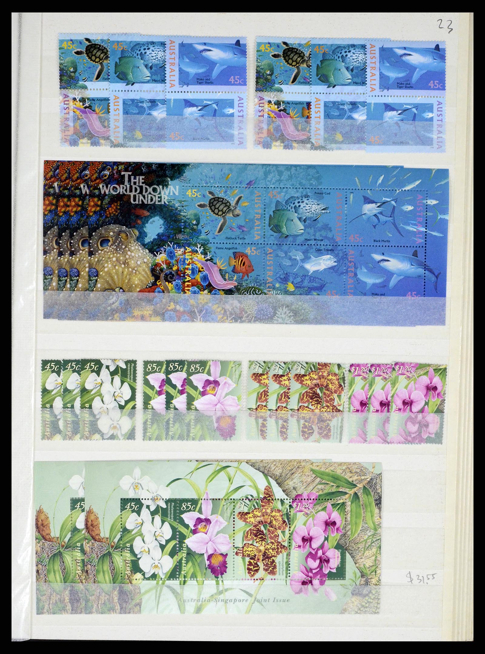 37291 023 - Postzegelverzameling 37291 Australië 1967-2005.