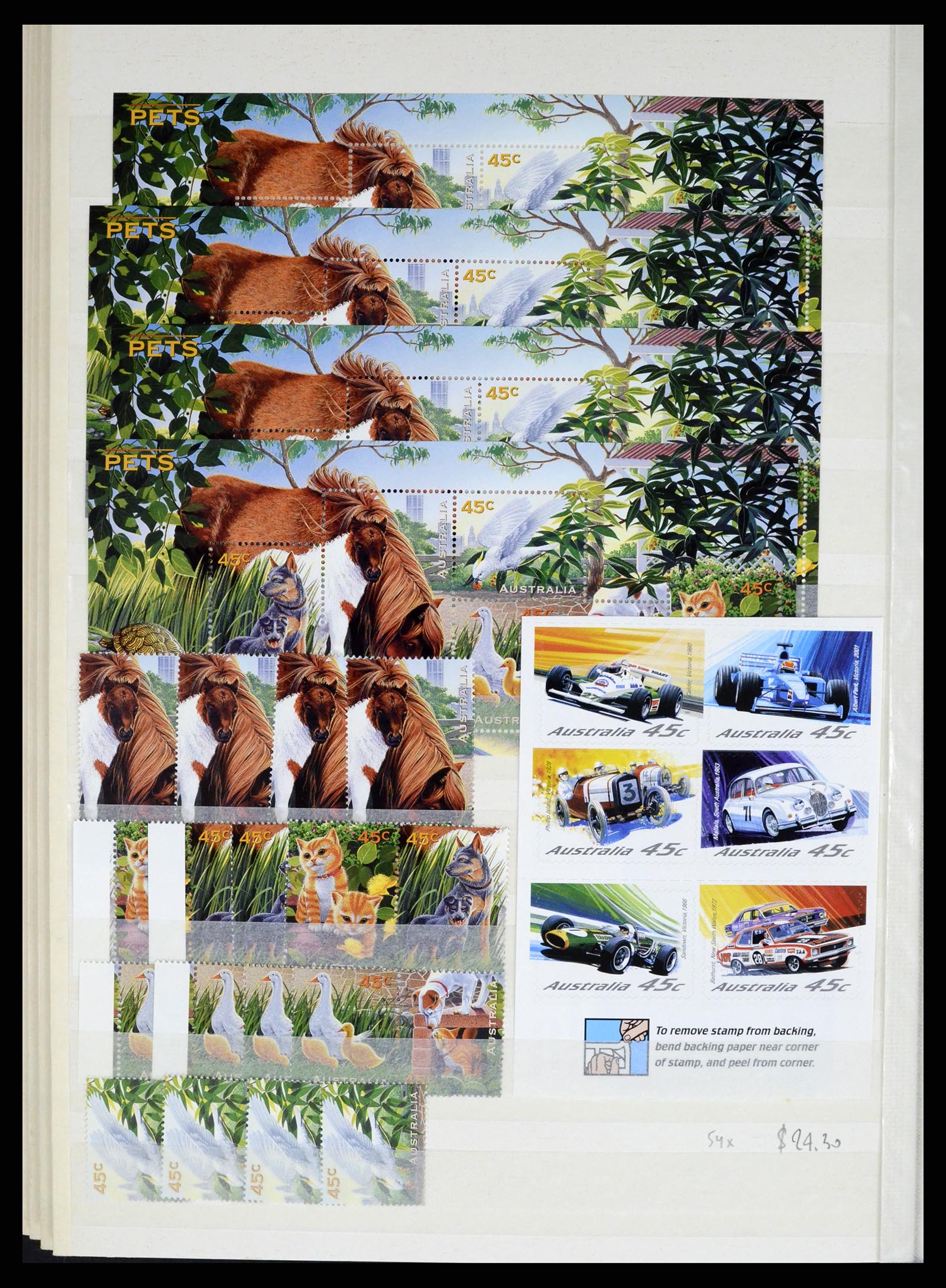 37291 024 - Postzegelverzameling 37291 Australië 1967-2005.