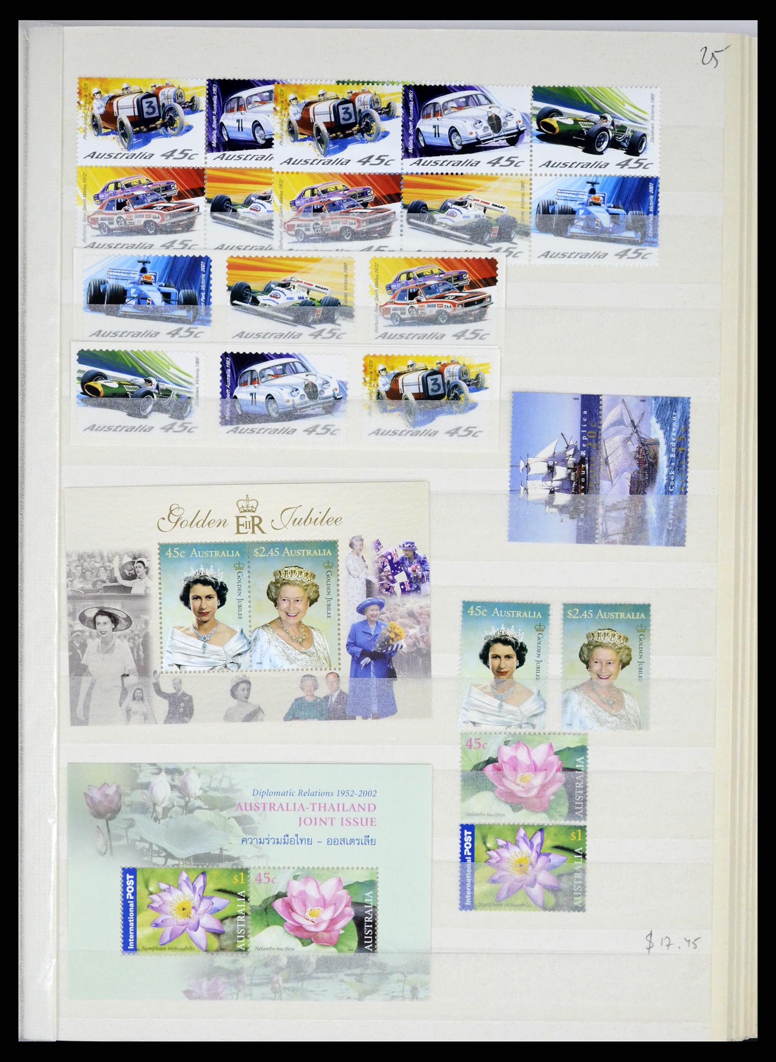 37291 025 - Postzegelverzameling 37291 Australië 1967-2005.