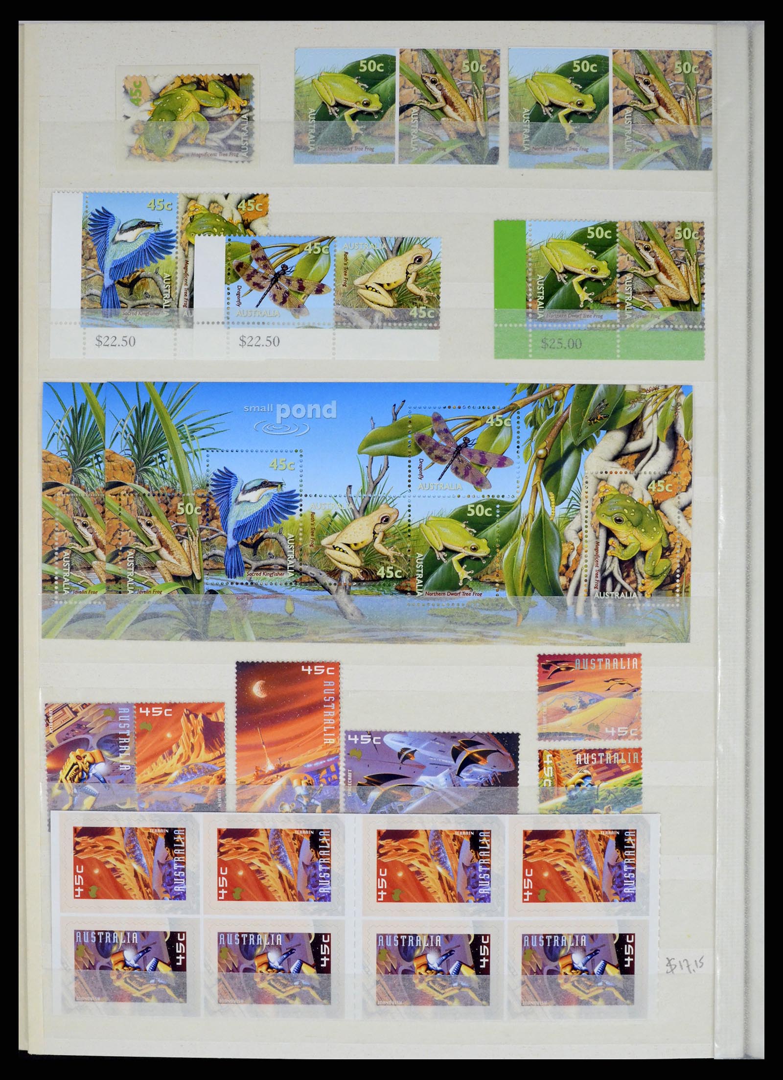 37291 030 - Postzegelverzameling 37291 Australië 1967-2005.