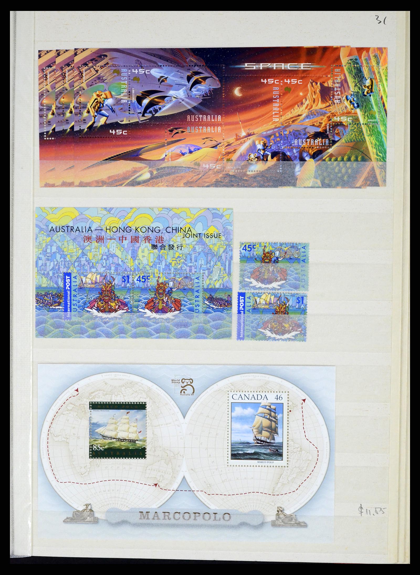 37291 031 - Postzegelverzameling 37291 Australië 1967-2005.