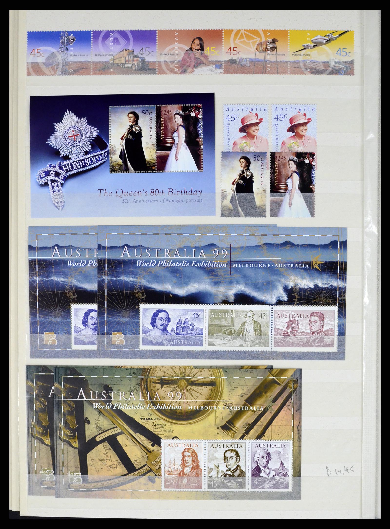 37291 032 - Postzegelverzameling 37291 Australië 1967-2005.