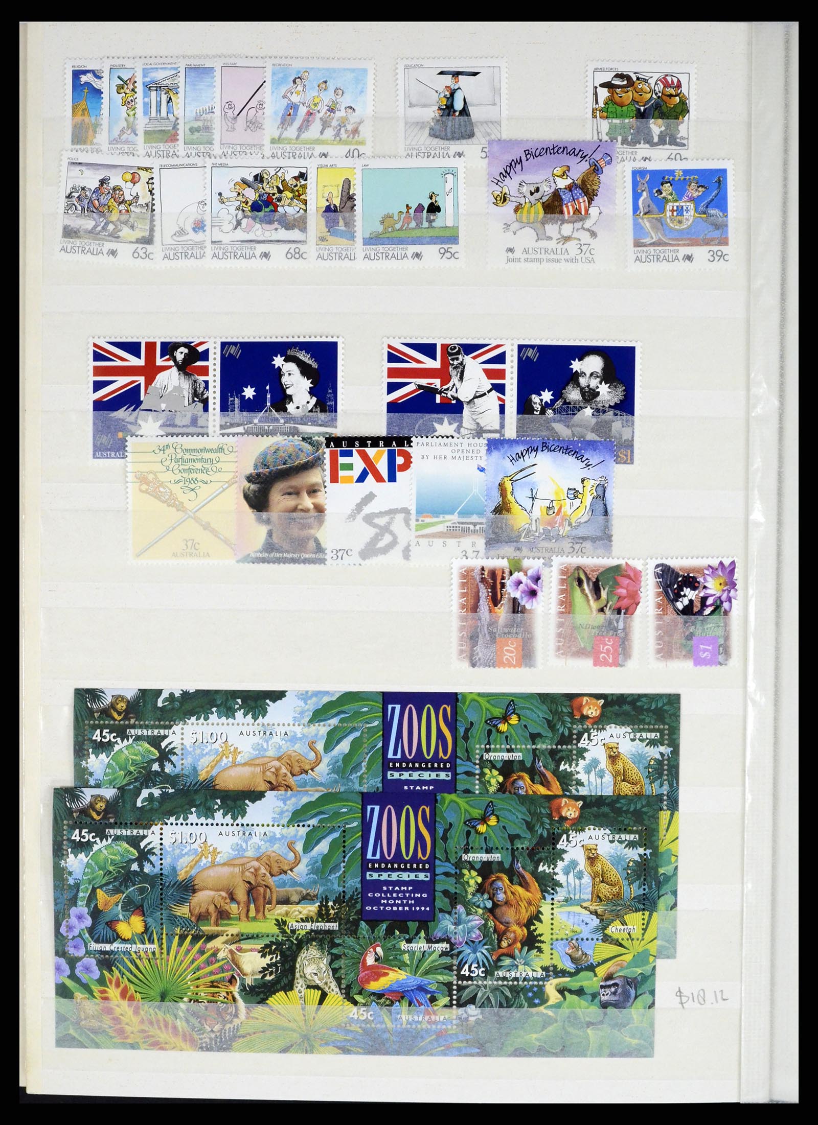 37291 036 - Postzegelverzameling 37291 Australië 1967-2005.