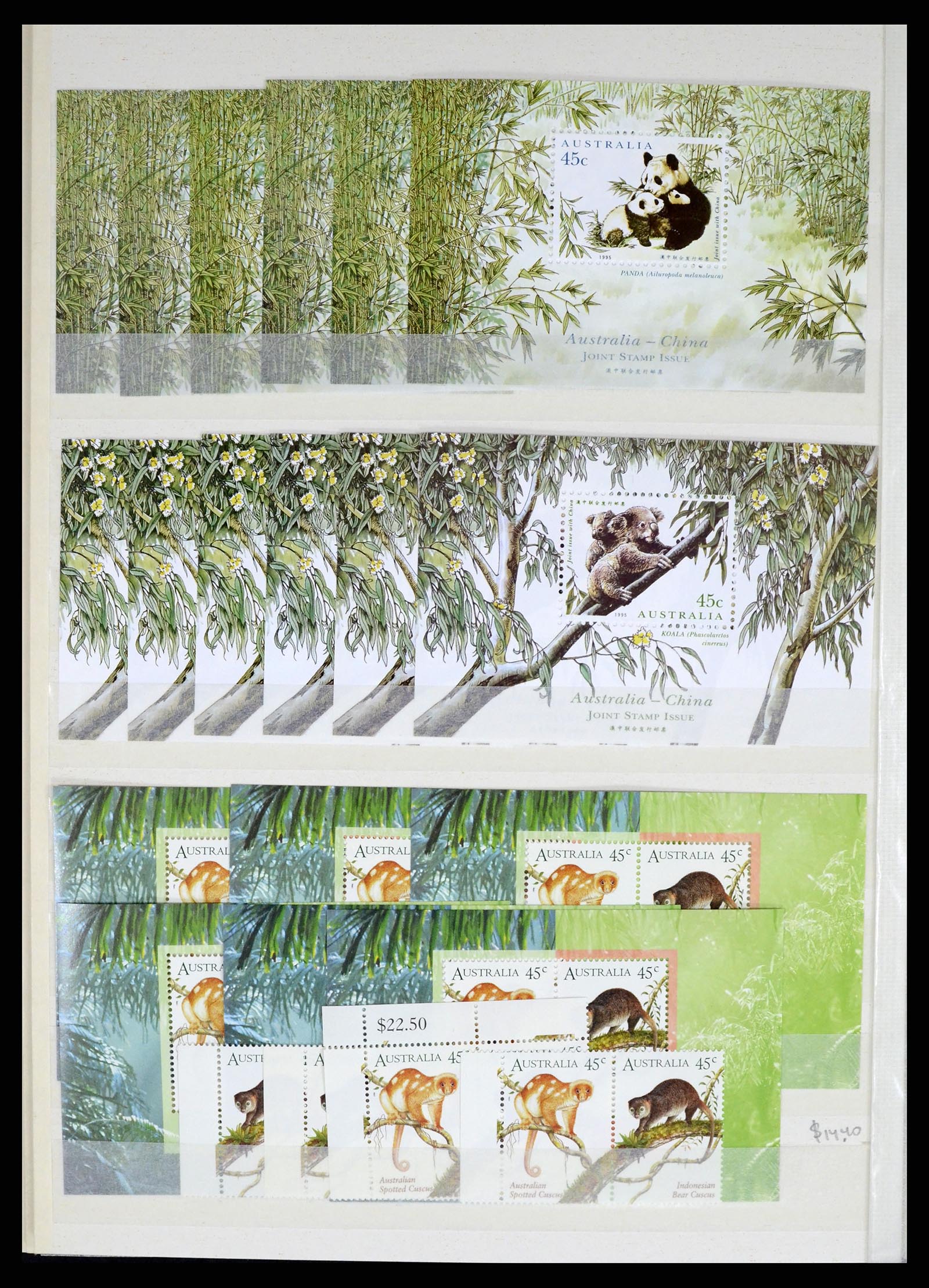 37291 044 - Postzegelverzameling 37291 Australië 1967-2005.