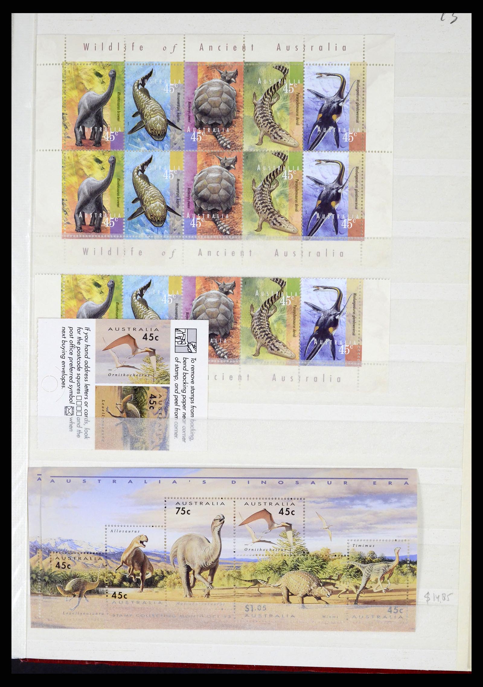 37291 045 - Postzegelverzameling 37291 Australië 1967-2005.